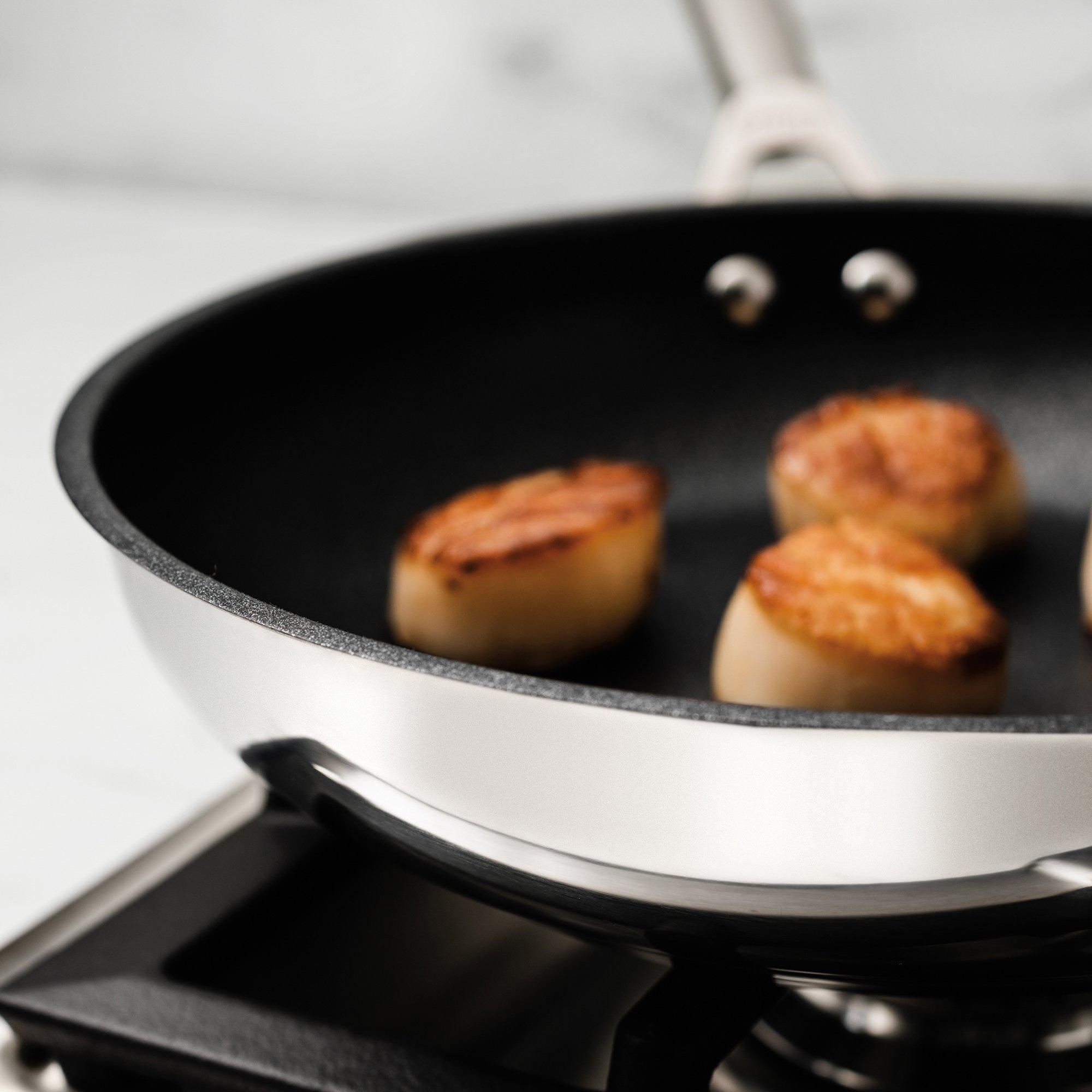 Stainless Steel - Ninja - Ninja Foodi ZEROSTICK 28cm Frying Pan C60028UK - 9