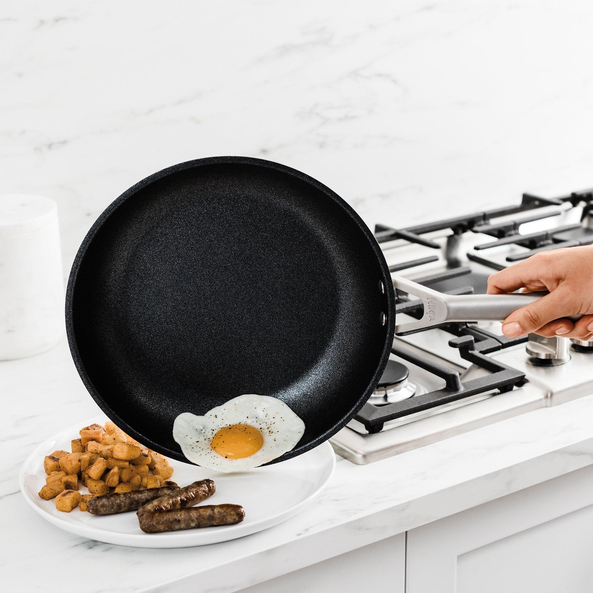 Stainless Steel - Ninja - Foodi ZEROSTICK 30cm Frying Pan - C60030UK - 8