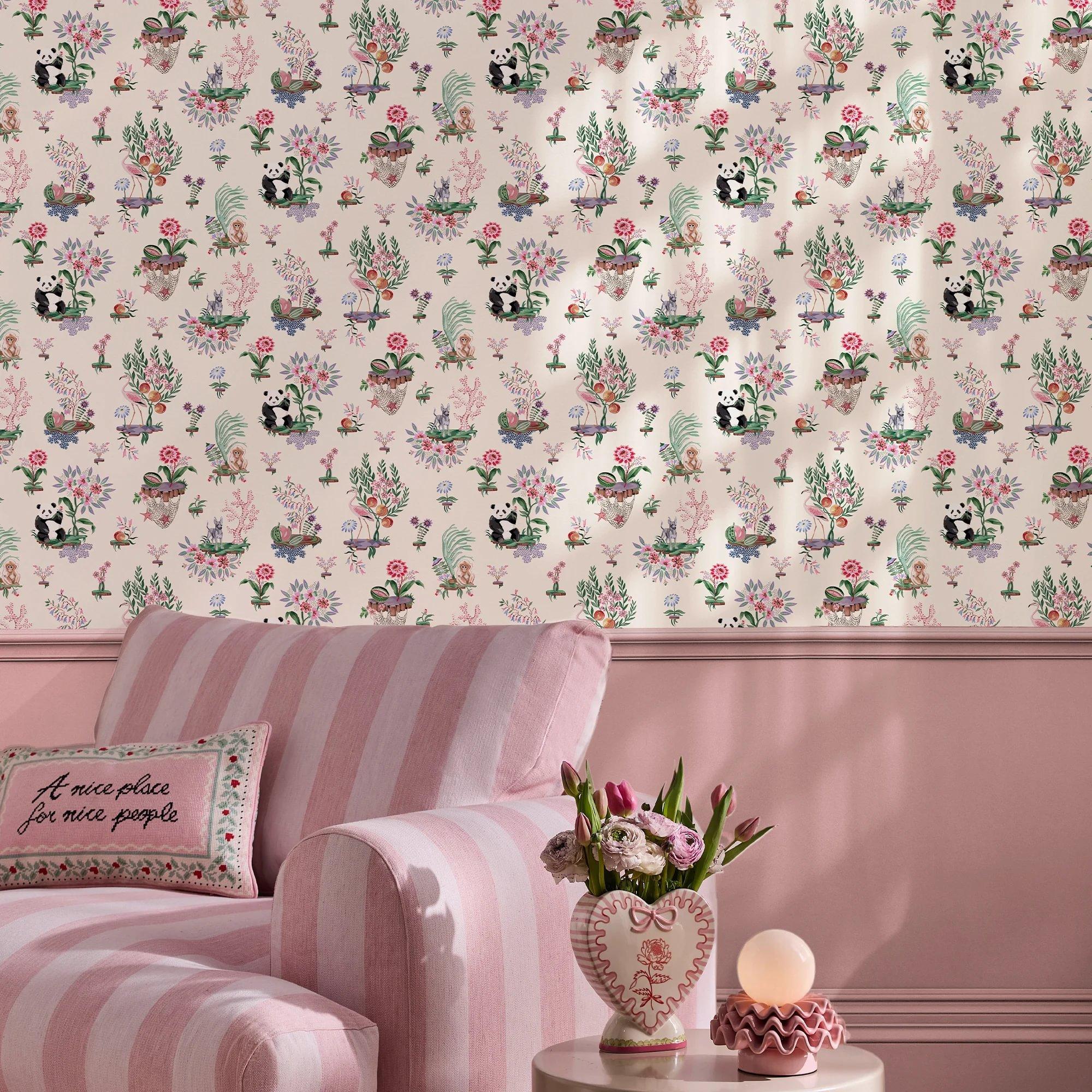 Cream - Cath Kidston - Chihuahua Island Cream Wallpaper - 2