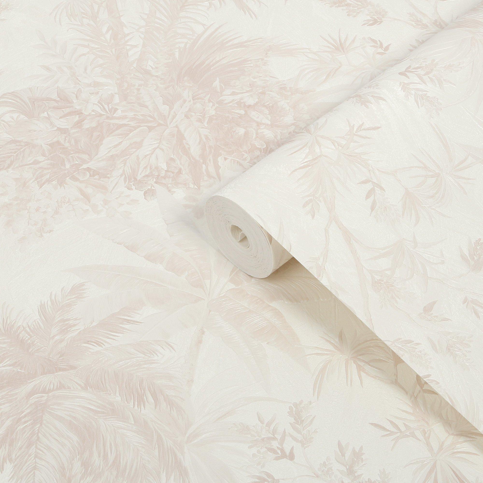 White - Boutique - Bali Pearl Wallpaper - 3