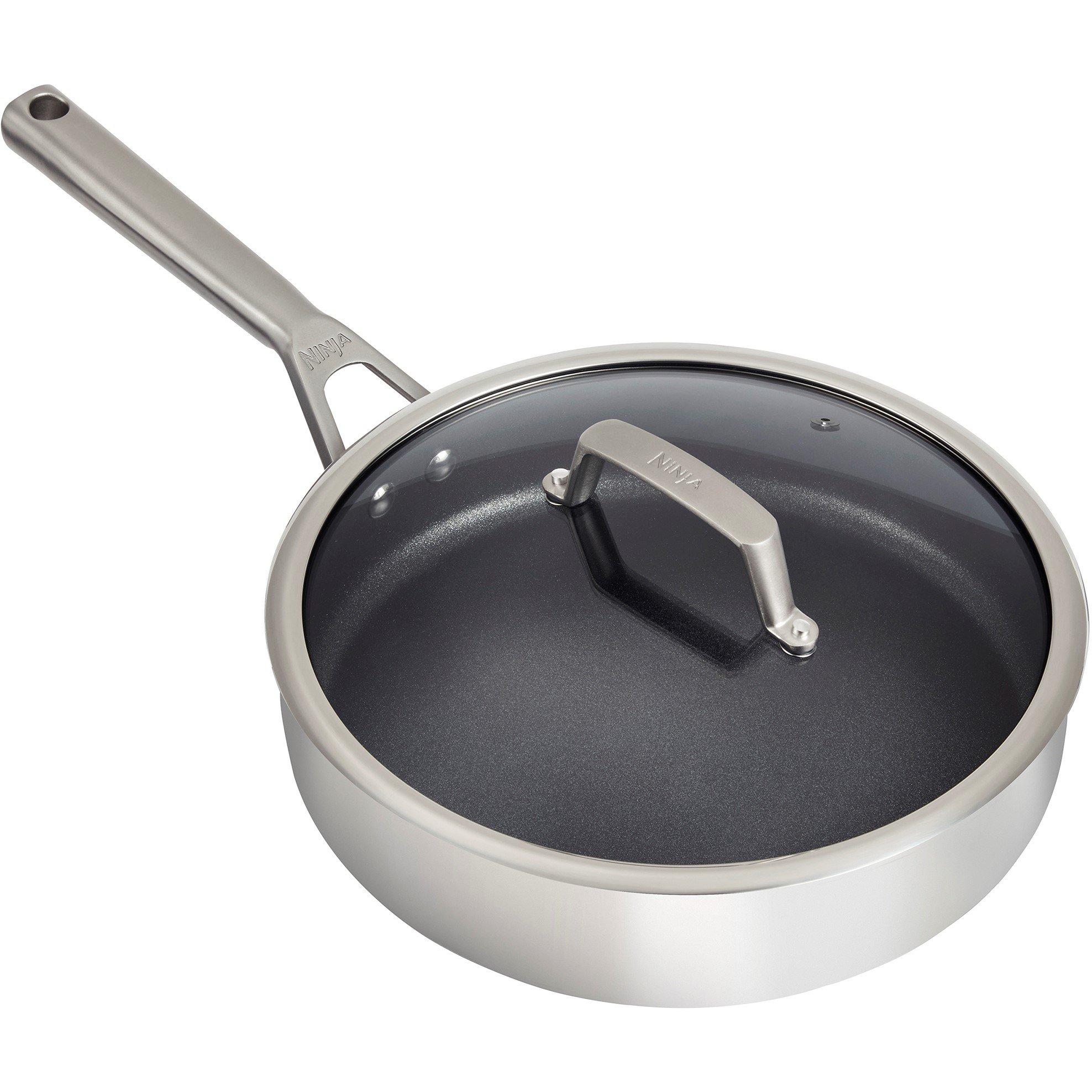 Stainless Steel - Ninja - Ninja Foodi ZEROSTICK 26cm Sauté Pan C60126UK - 1