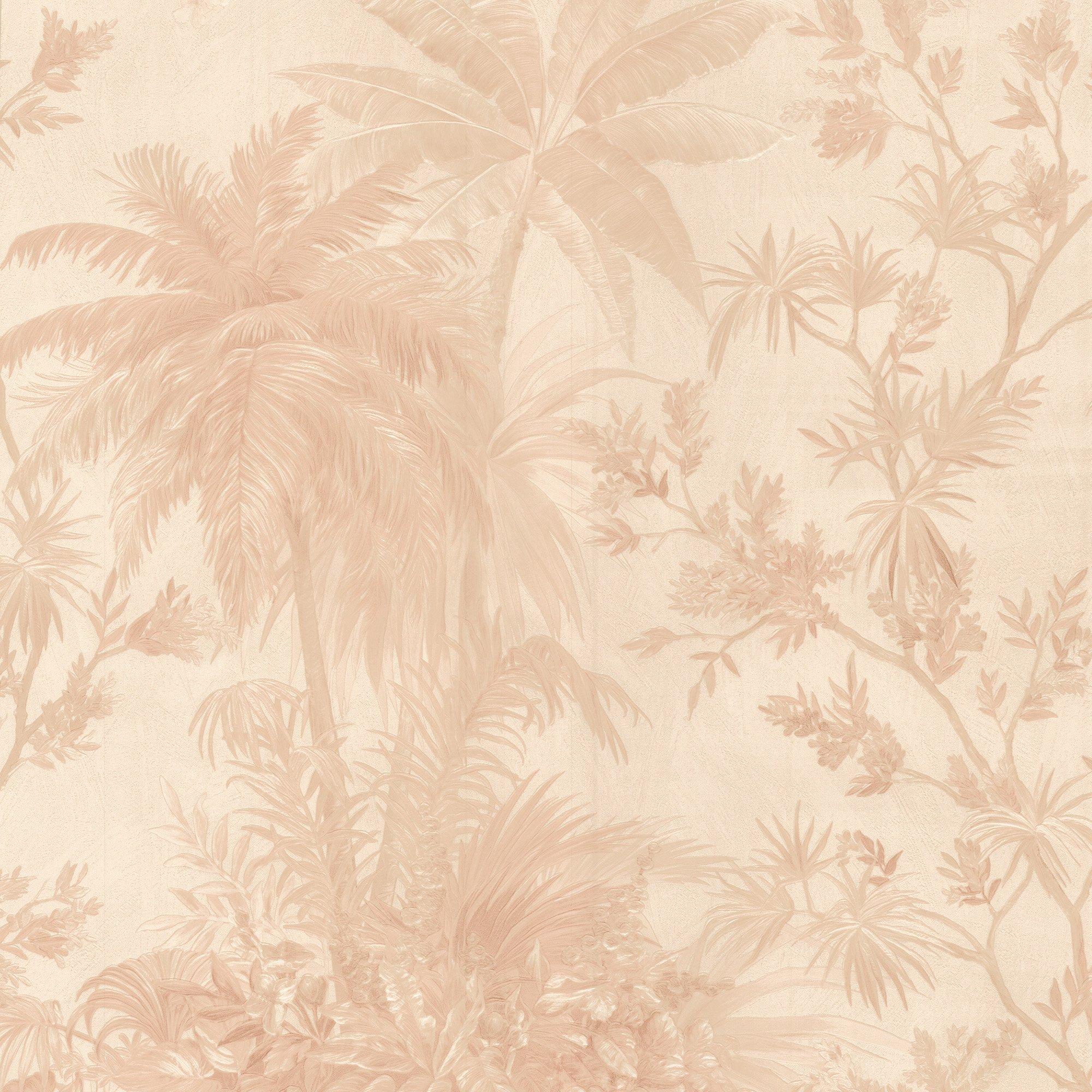Soft Pink - Boutique - Bali Rose Wallpaper - 1