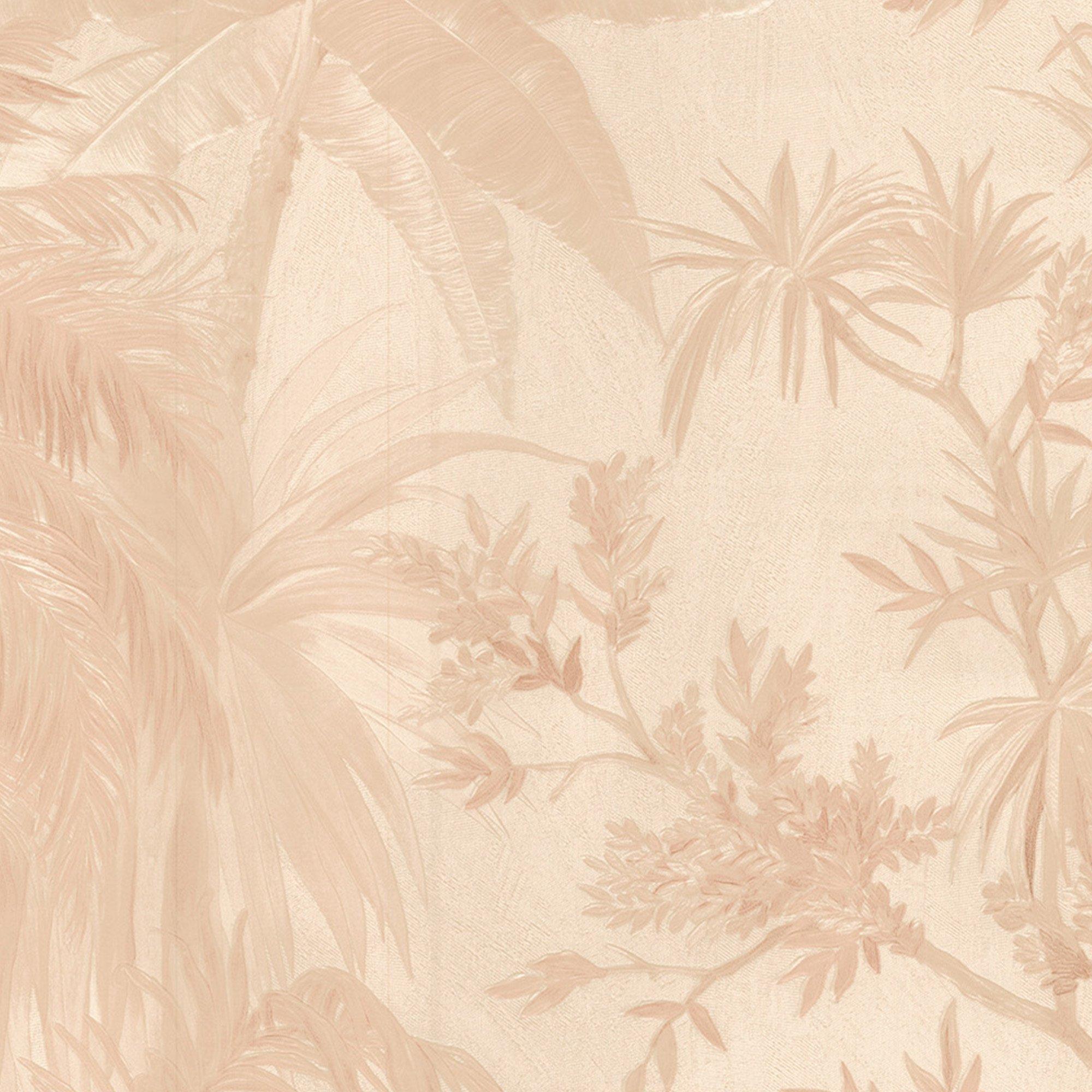Soft Pink - Boutique - Bali Rose Wallpaper - 4
