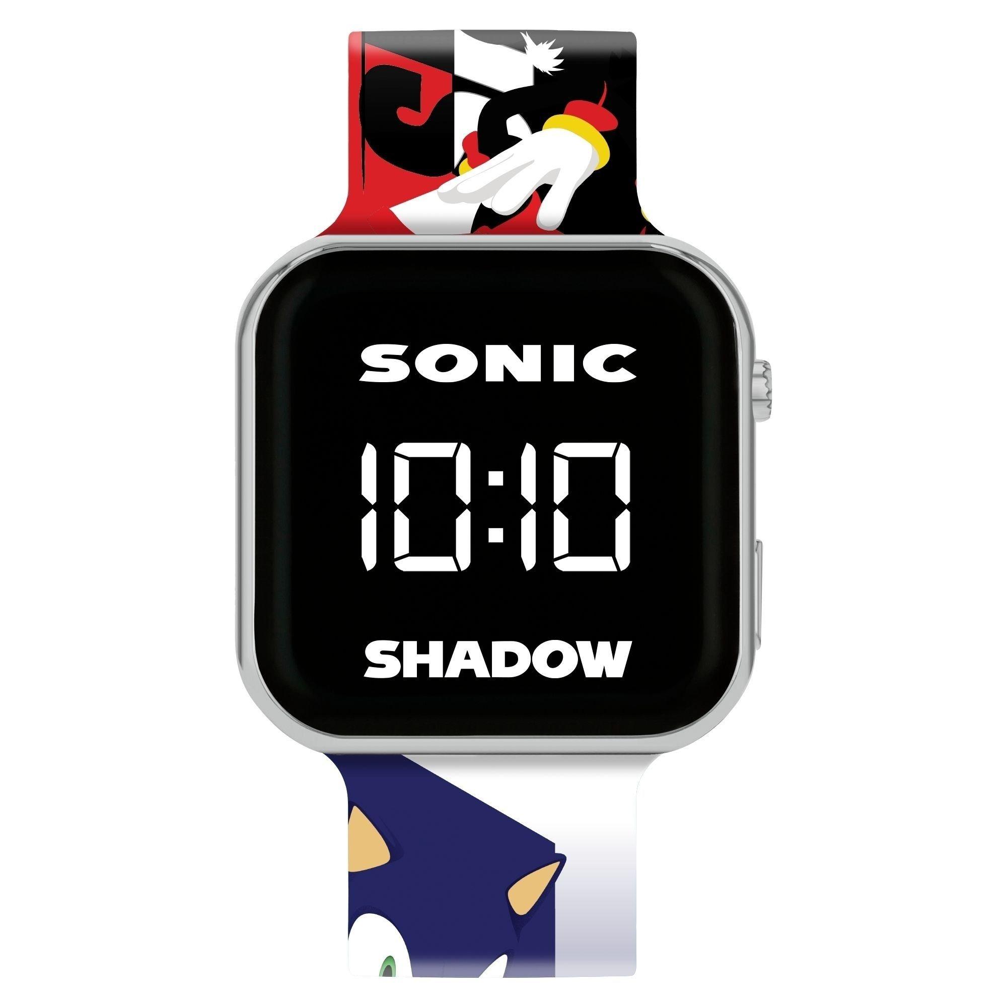 White - Sonic - Sonic & Shadow LED Silicone Watch - 1