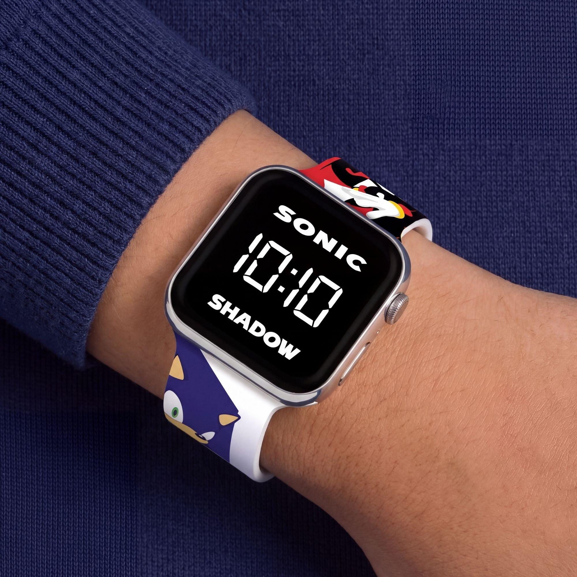 White - Sonic - Sonic & Shadow LED Silicone Watch - 2