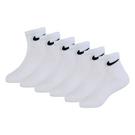 Blanco - Nike - 6 Pack Ankle Socks Childrens - 1