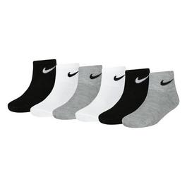 Nike 6 Pack Ankle Socks Childrens