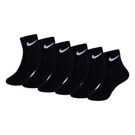 Nike 6 Pack Ankle Socks Childrens