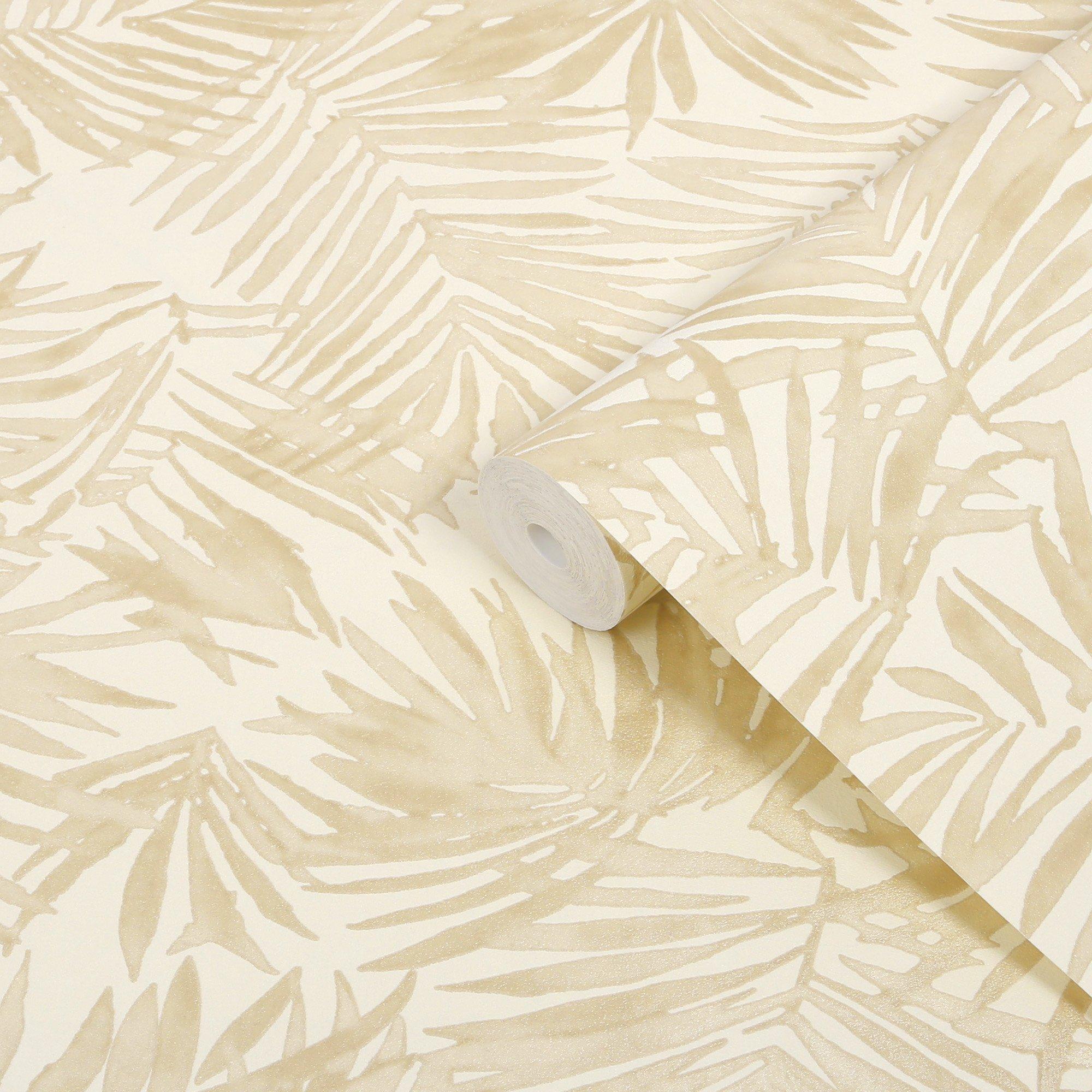 Gold - Boutique - Amazonia Gold Wallpaper - 3