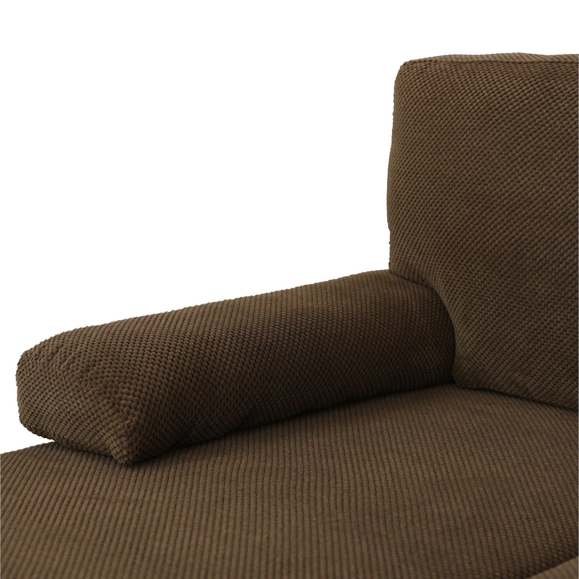 Coffee - Urban Meuble - U-Shaped Dual Chaise Sectional Sofa - 12