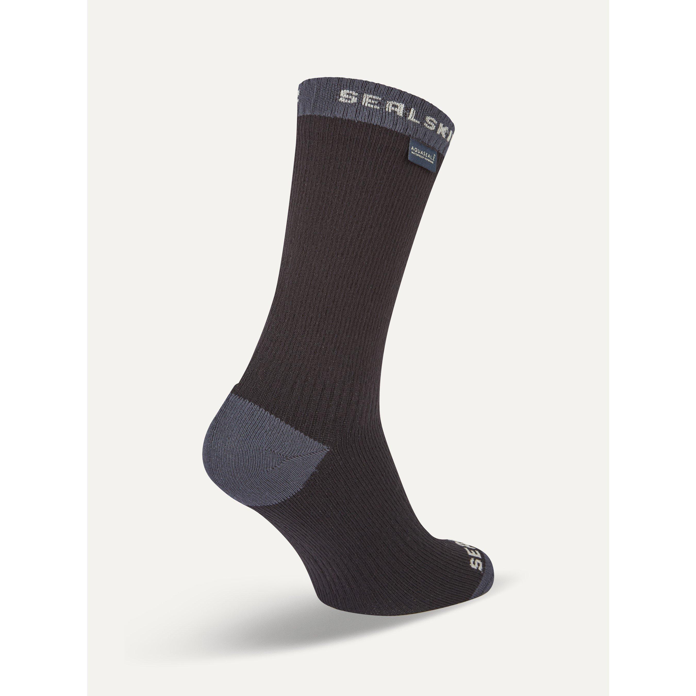 Negro/Gris - Sealskinz - Waterproof Warm Weather Mid Length Sock - 2