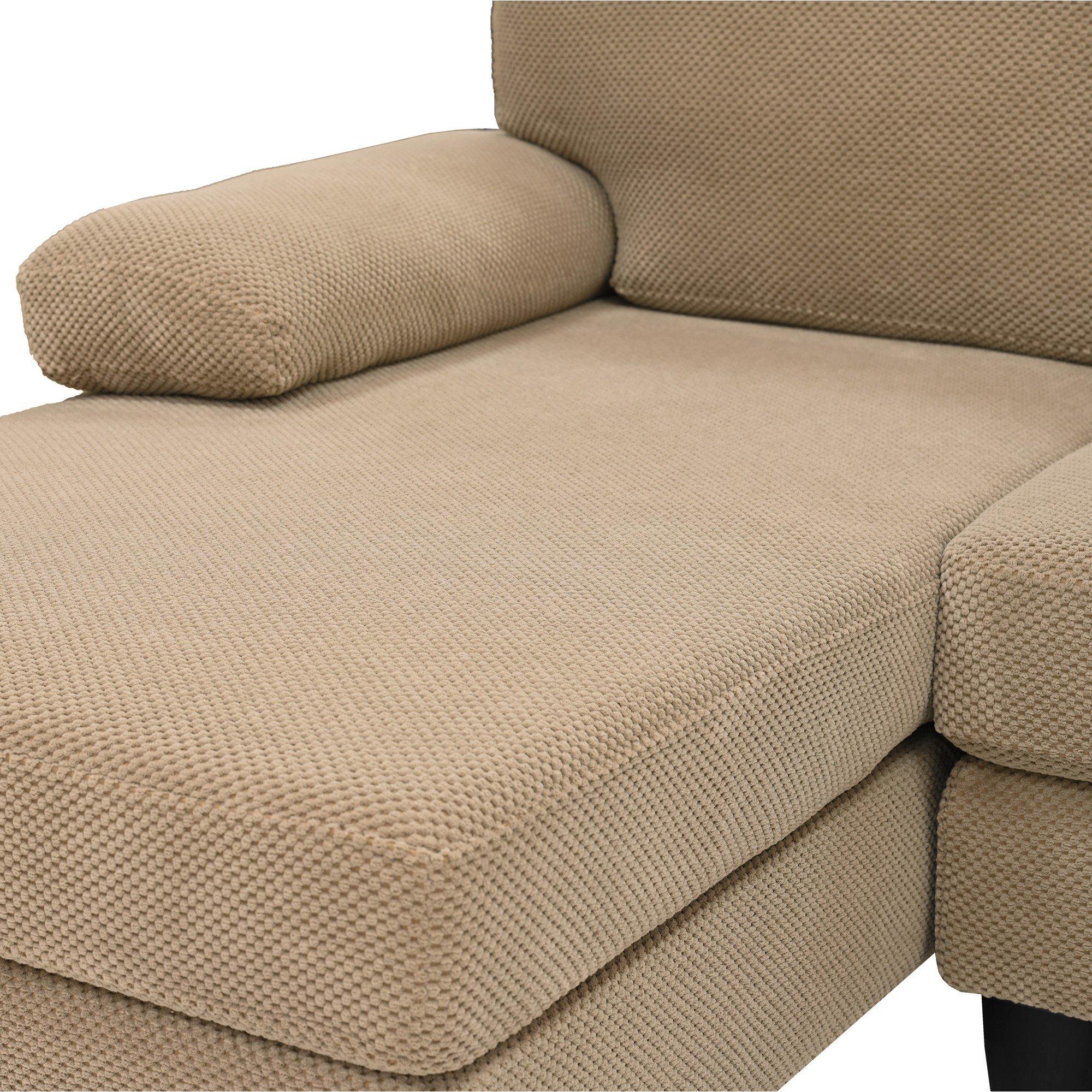 Camel - Urban Meuble - U-Shaped Dual Chaise Sectional Sofa - 13