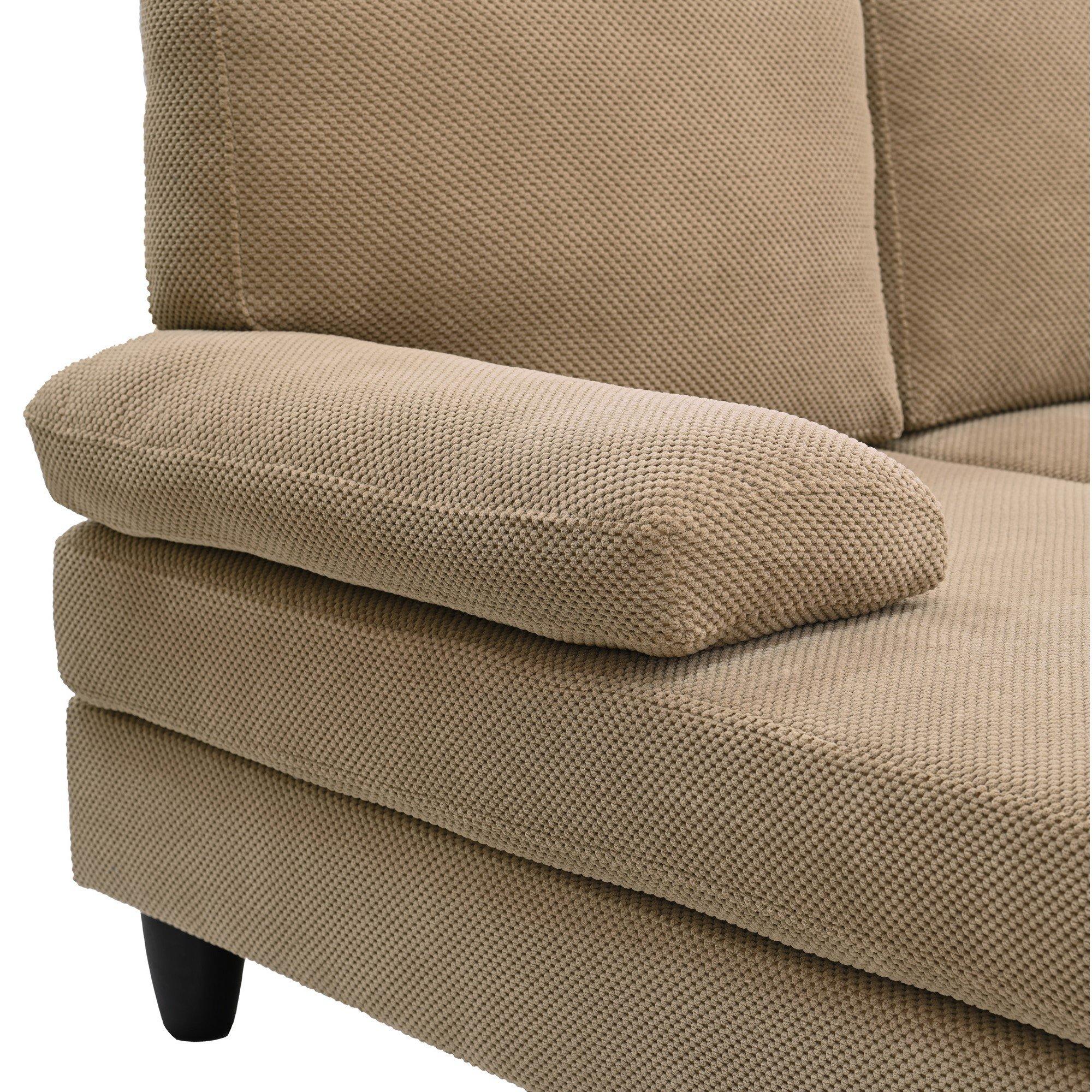 Camel - Urban Meuble - U-Shaped Dual Chaise Sectional Sofa - 14