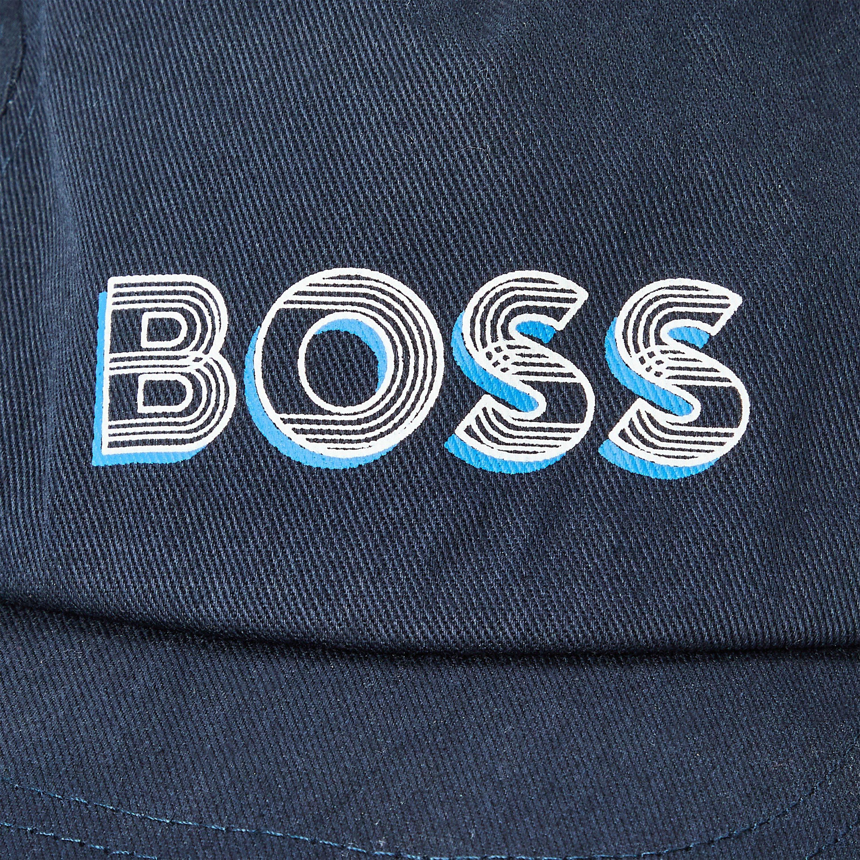 Navy 849 - Boss - Kids Logo Baseball Cap - 4
