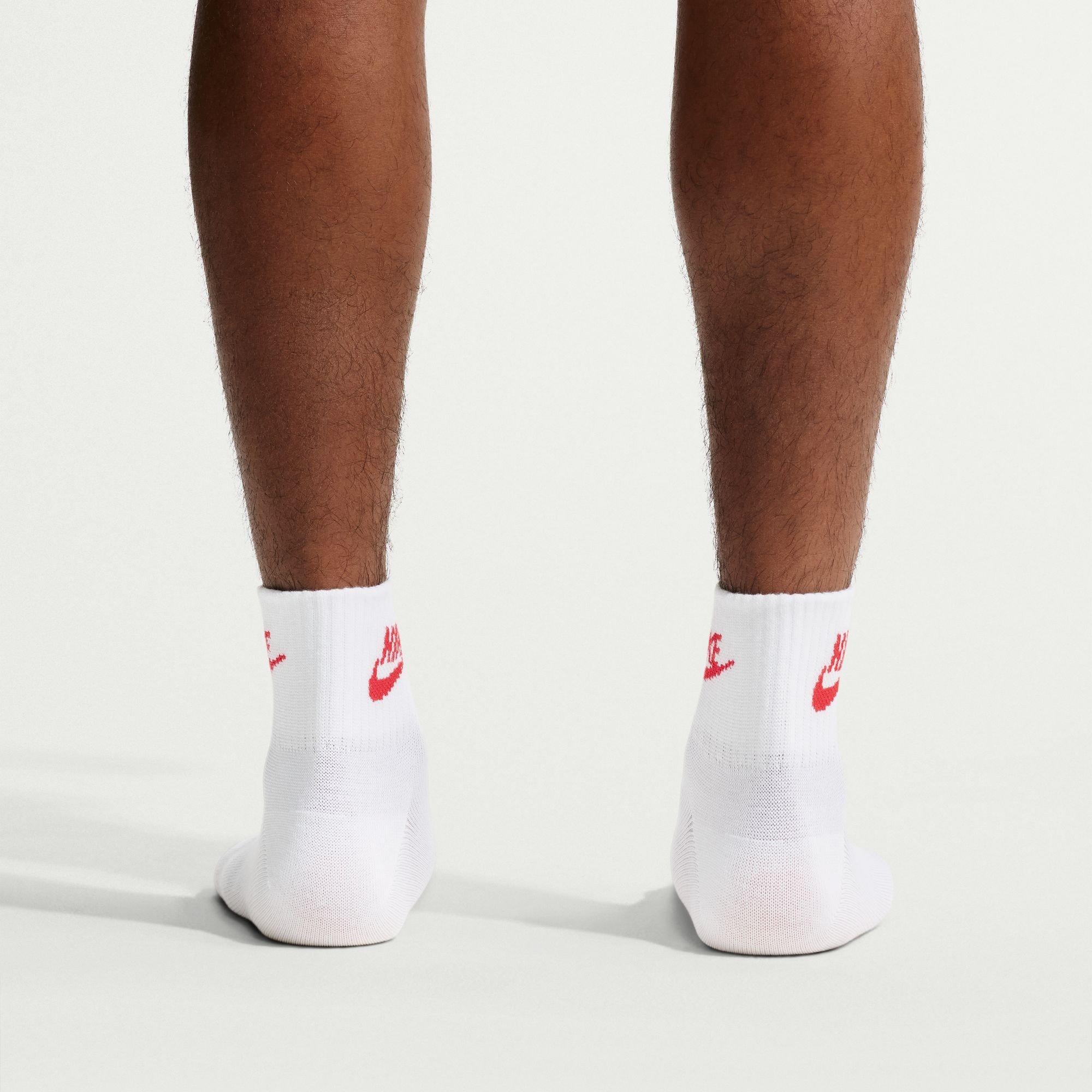 Multi-Color - Nike - Everyday Essential Ankle Socks (3 Pairs) - 8