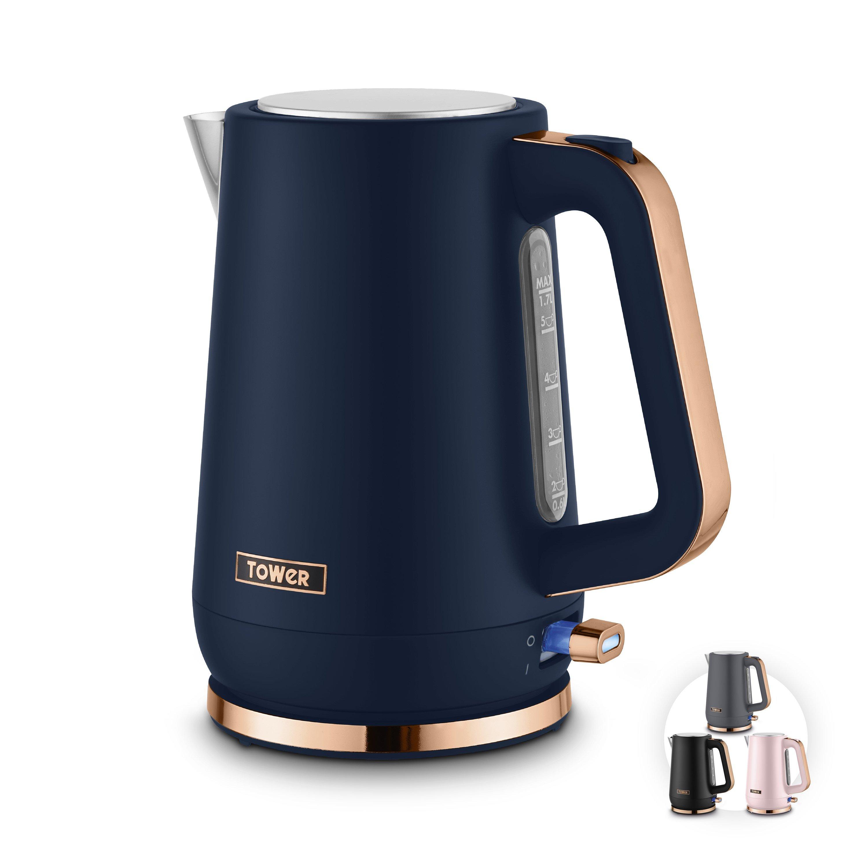 Midnight Blue - Tower - Cavaletto 1.7L Jug Kettle 3KW Midnight Blue and Ro - 1