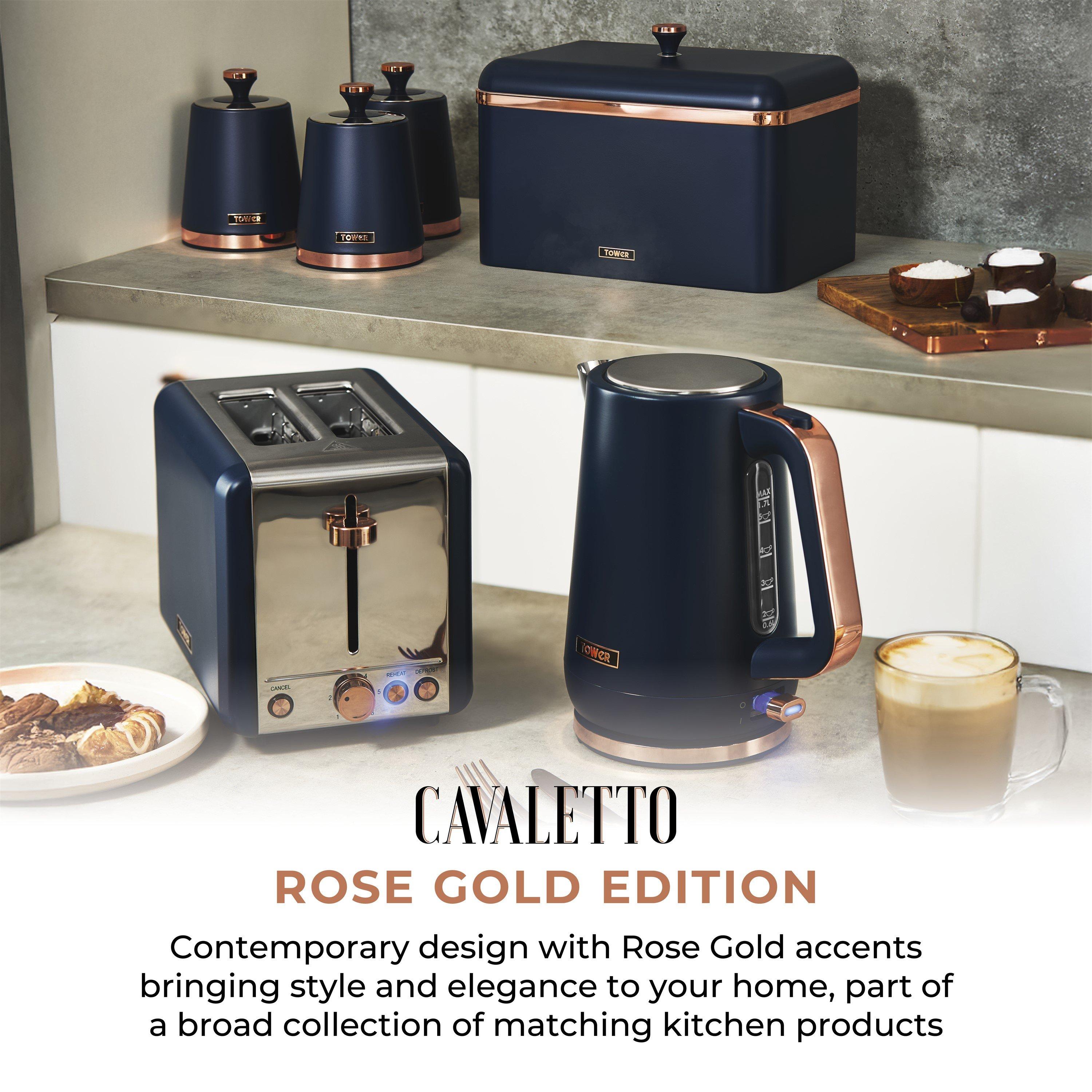 Midnight Blue - Tower - Cavaletto 1.7L Jug Kettle 3KW Midnight Blue and Ro - 3