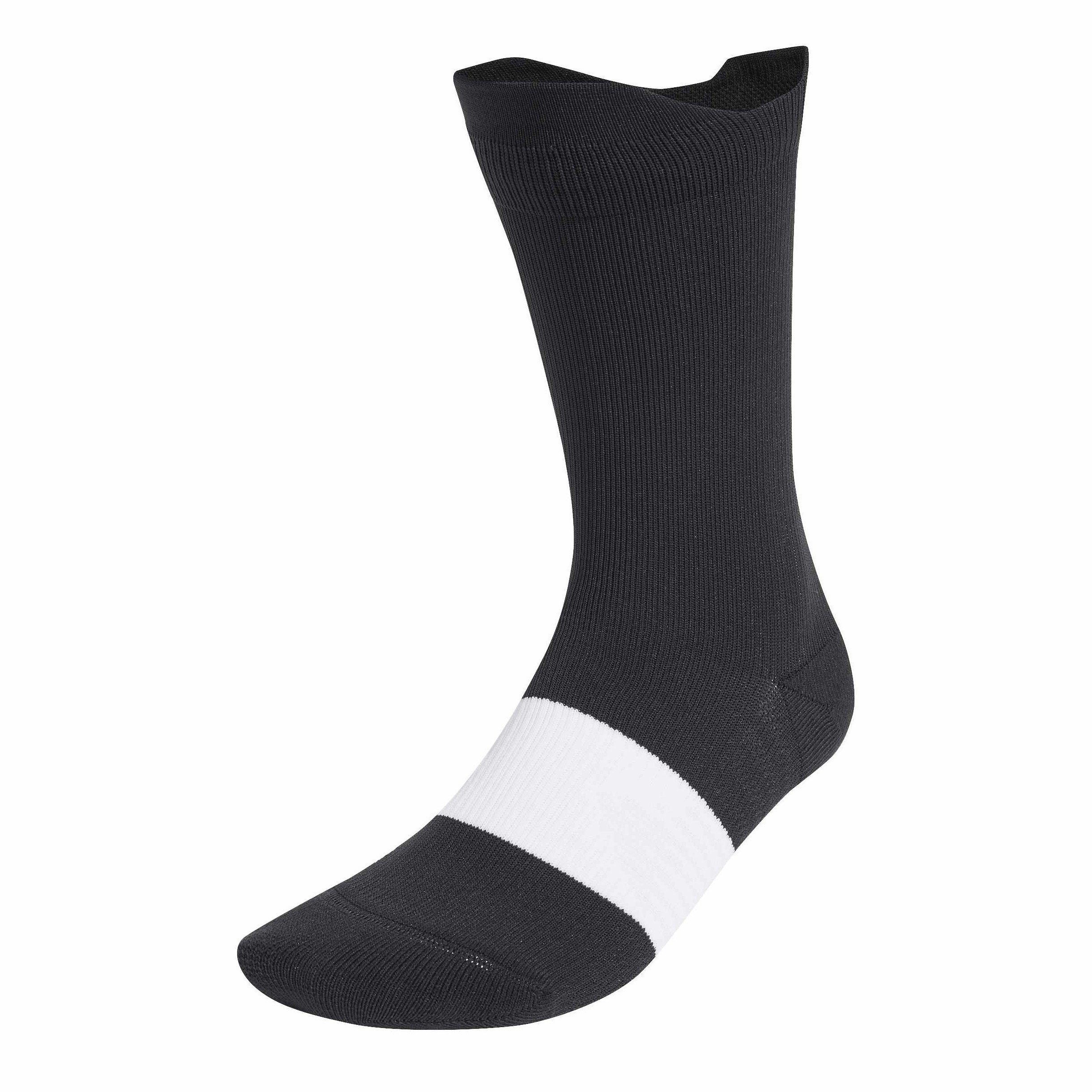 Black/White - adidas - Kids' RUNxGRAFIC Crew Socks - 2