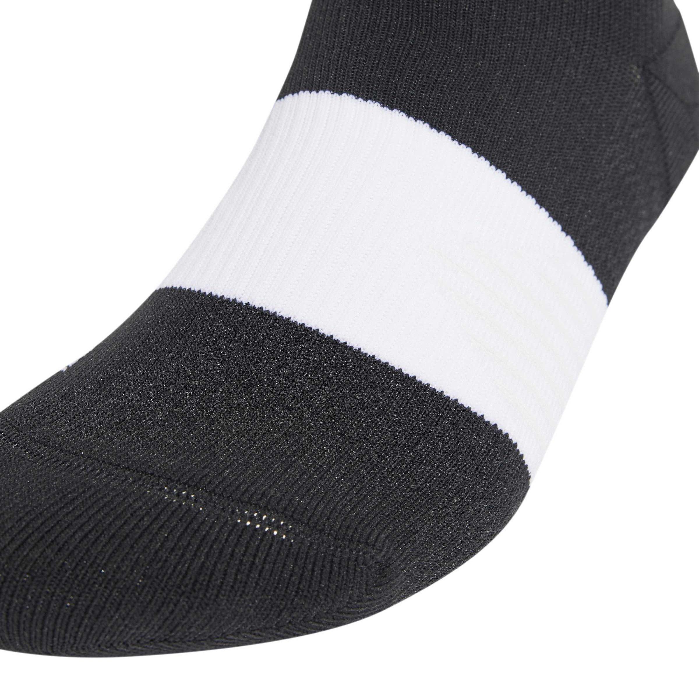Black/White - adidas - Kids' RUNxGRAFIC Crew Socks - 3