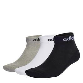 adidas Linear Ankle Cushioned Socks 3 Pairs Juniors