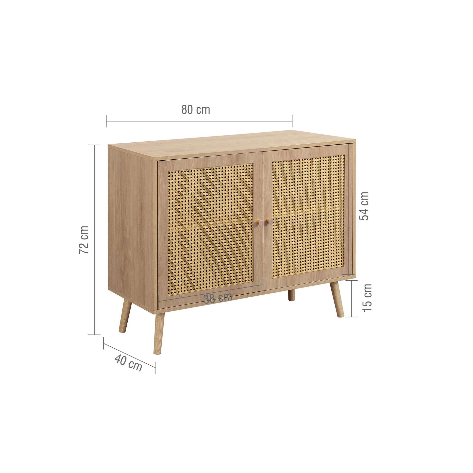Brown - Birlea - Croxley 2 Door Sideboard - 11