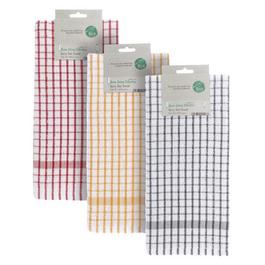 Country Club 3 Pack Terry Tea Towels 45x65cm - Assorted Colours