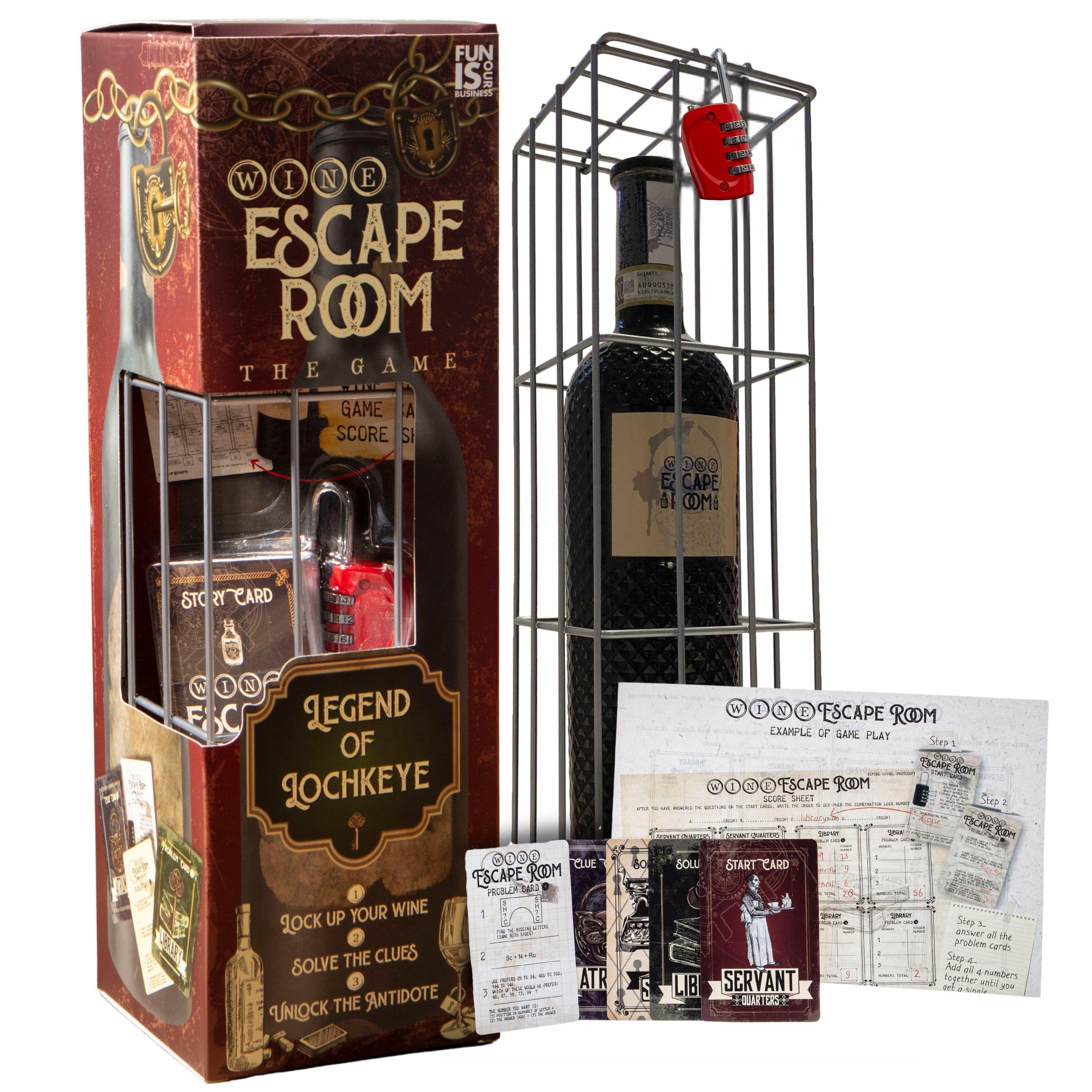 Multi - Boxer Gifts - Wine Escape Room - Legend of Lochkeye - Game - 1