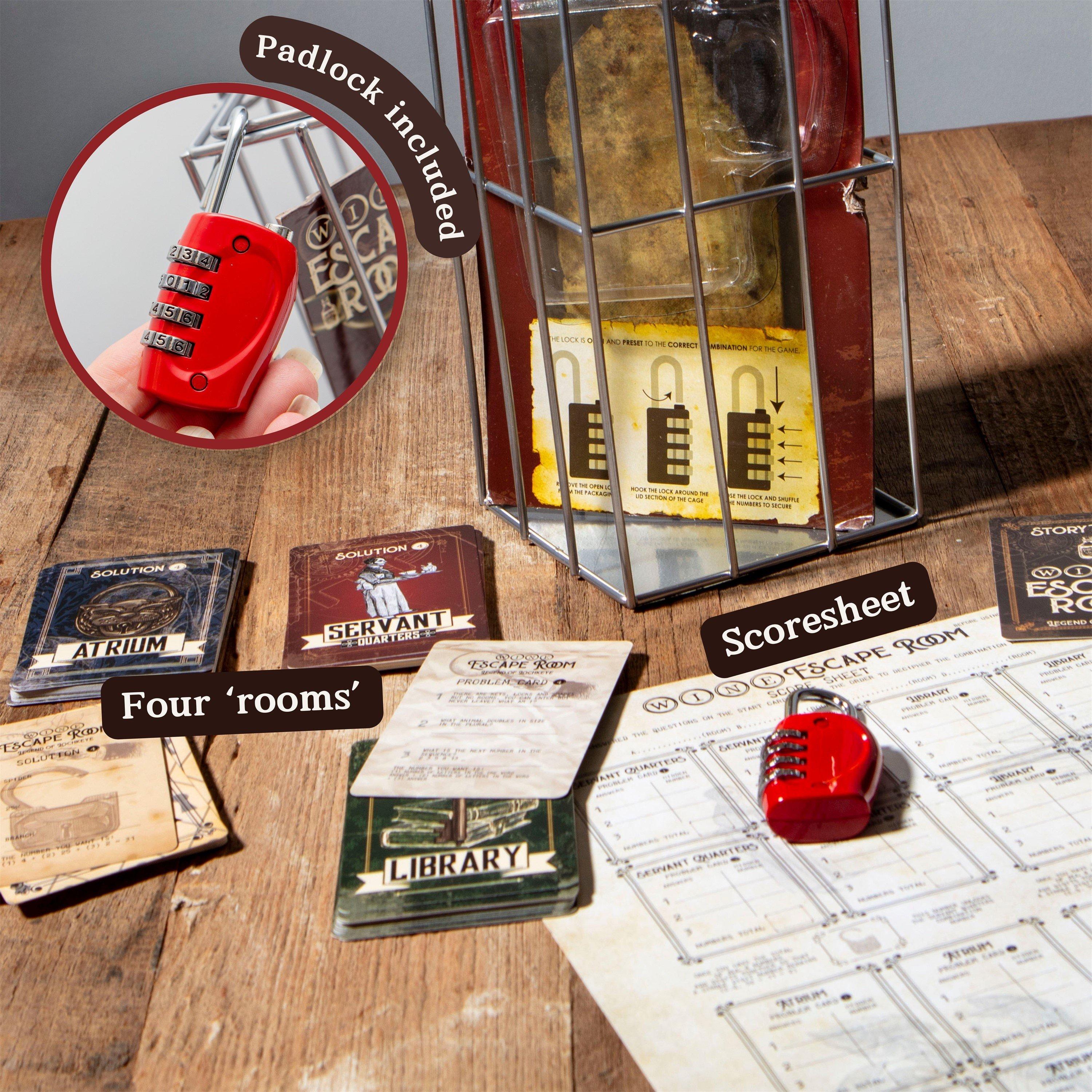 Multi - Boxer Gifts - Wine Escape Room - Legend of Lochkeye - Game - 2