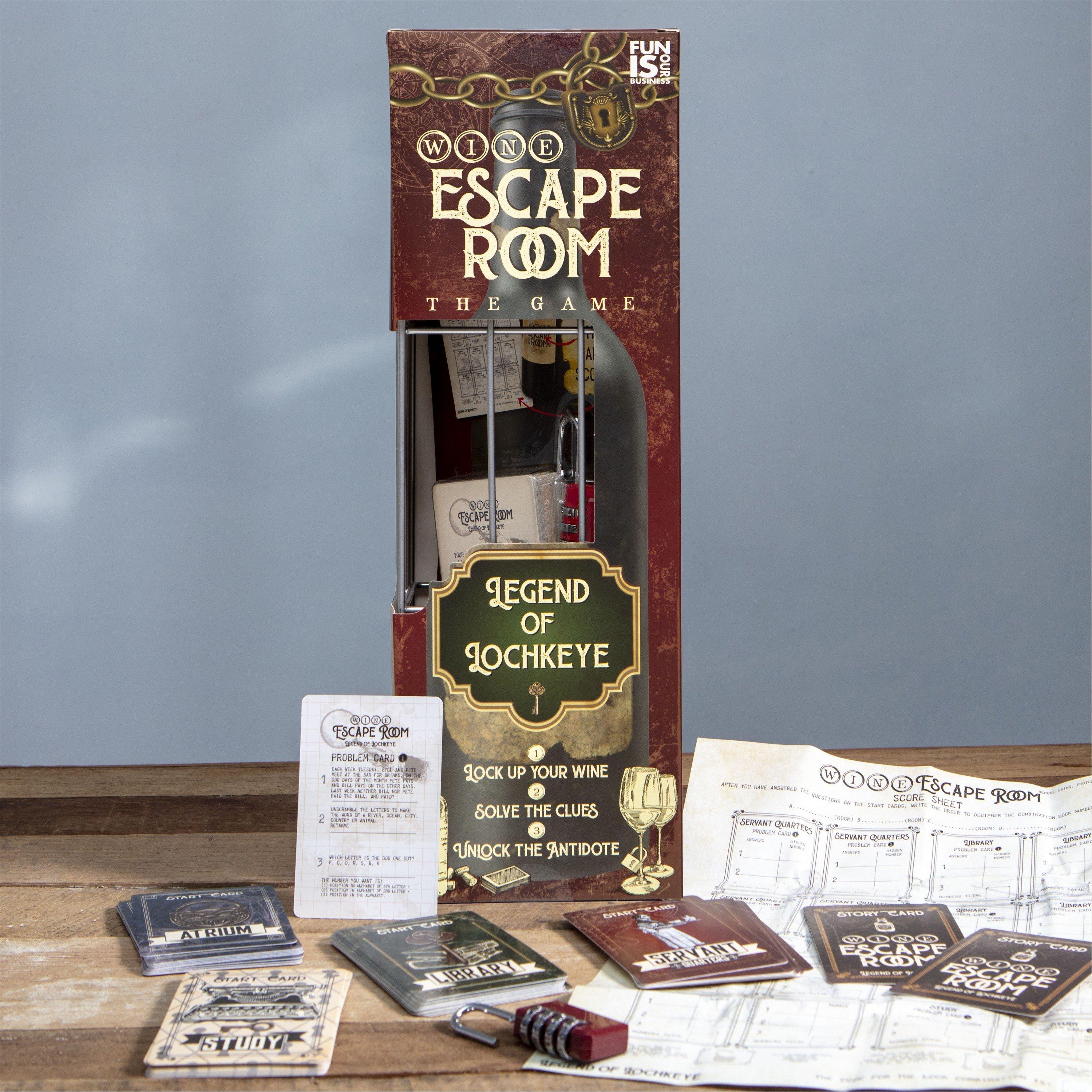 Multi - Boxer Gifts - Wine Escape Room - Legend of Lochkeye - Game - 6