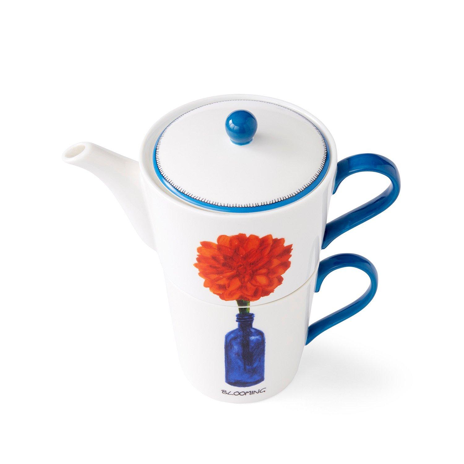 Multi - Spode Kit Kemp - Kit Kemp Doodles Tea for One - 2