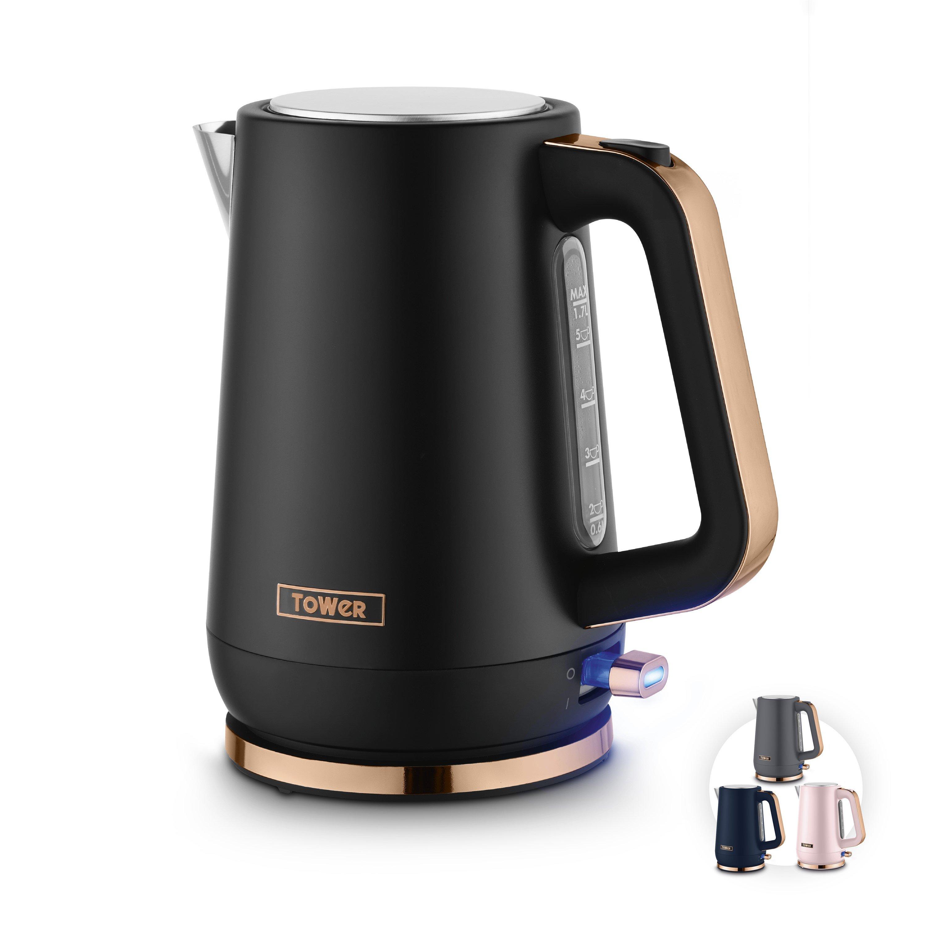 Tower Unisex Black Cavaletto Jug Kettle & Rose Gold - Image 5