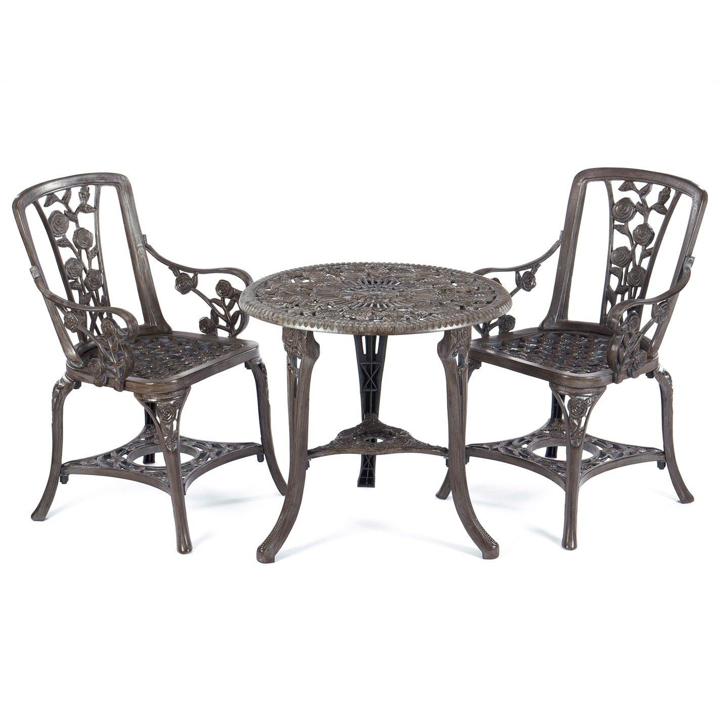 Grey - Greenhurst - Rose Armchair Patio Set - 2