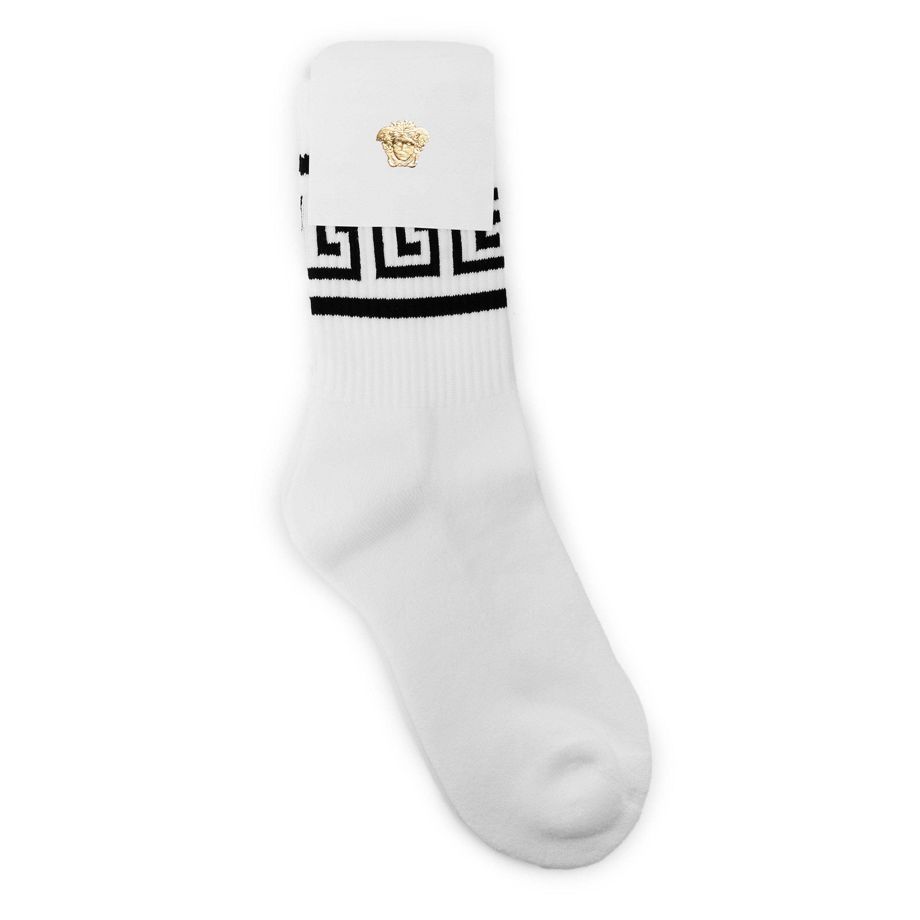 White 2W020 - Versace - Versace Logo Socks Jn71 - 2