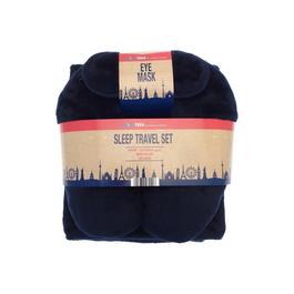 Country Club 3 Piece Sleep Travel Set - Mask Pillow Blanket
