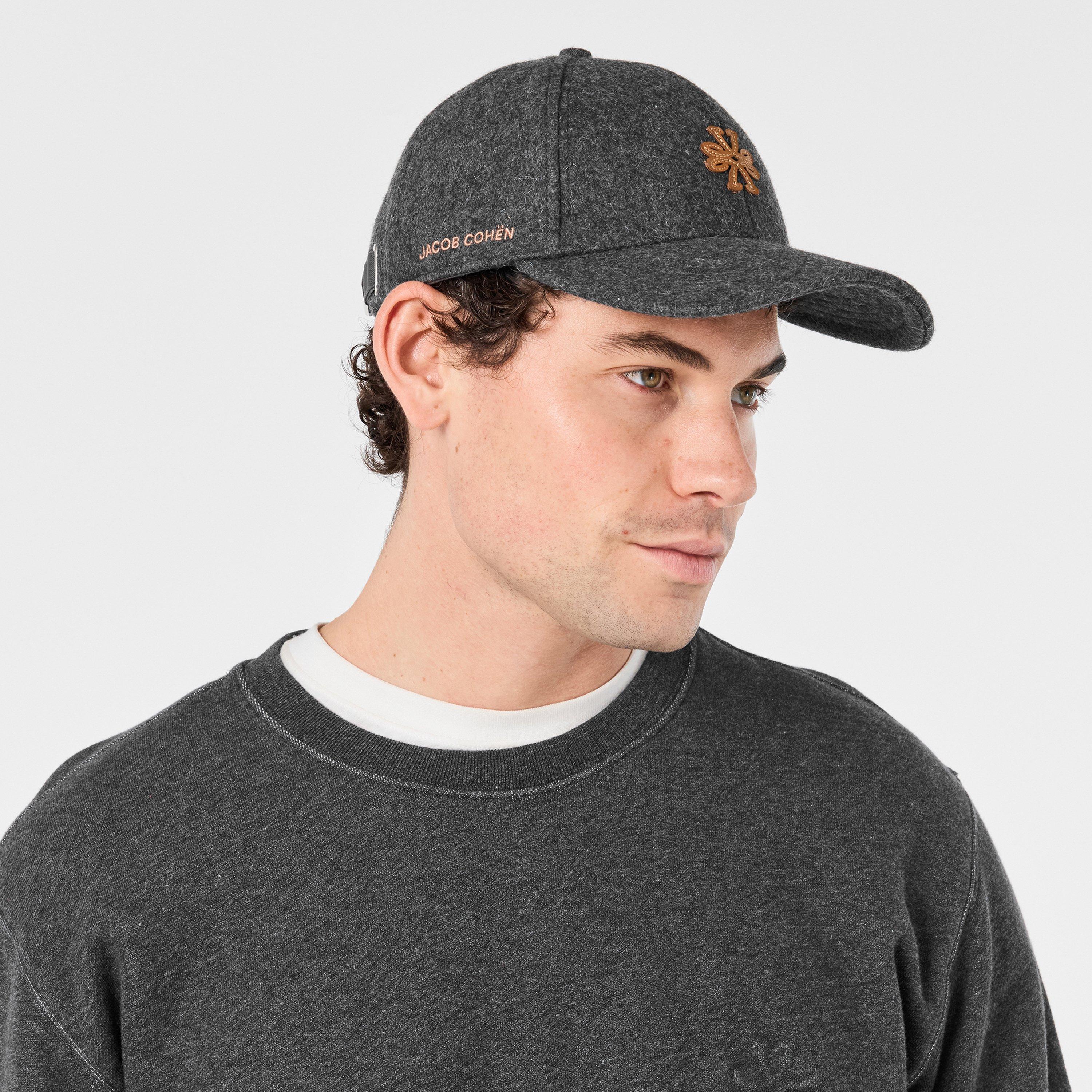 Grey Melange - Jacob Cohen - Men's Baseball Cap - 3