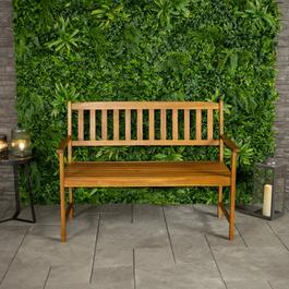 Charles Bentley 2 SEATER WOODEN BENCH