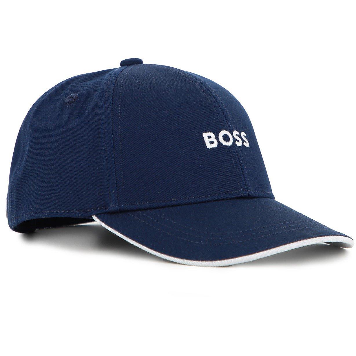 Boss Boys Kids Logo Cap, Design Cap - Navy - Junior