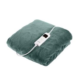 Carmen Fleece Electric Over Blanket 160 x 130cm Forest Gr