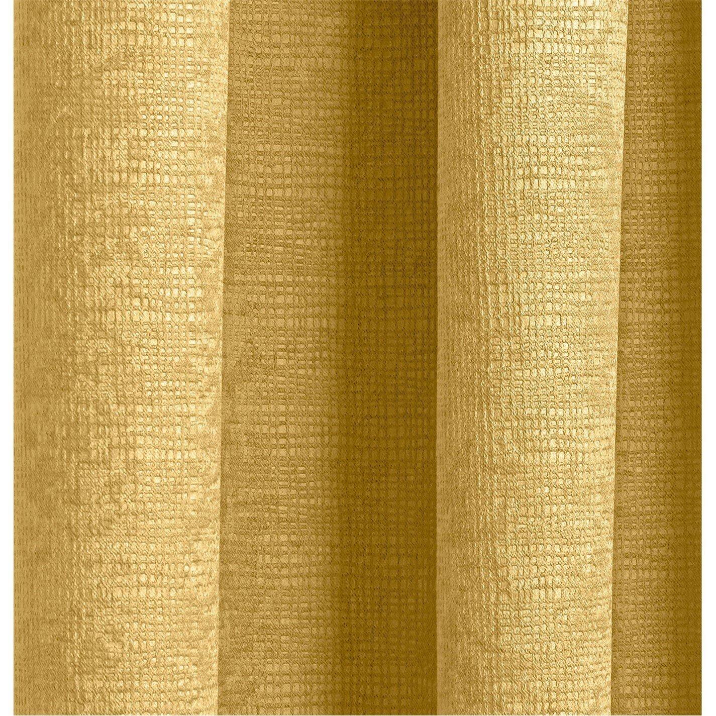 Ochre - Enhanced Living - Matrix Ochre Thermal Blockout Tape Top Curtain - 3