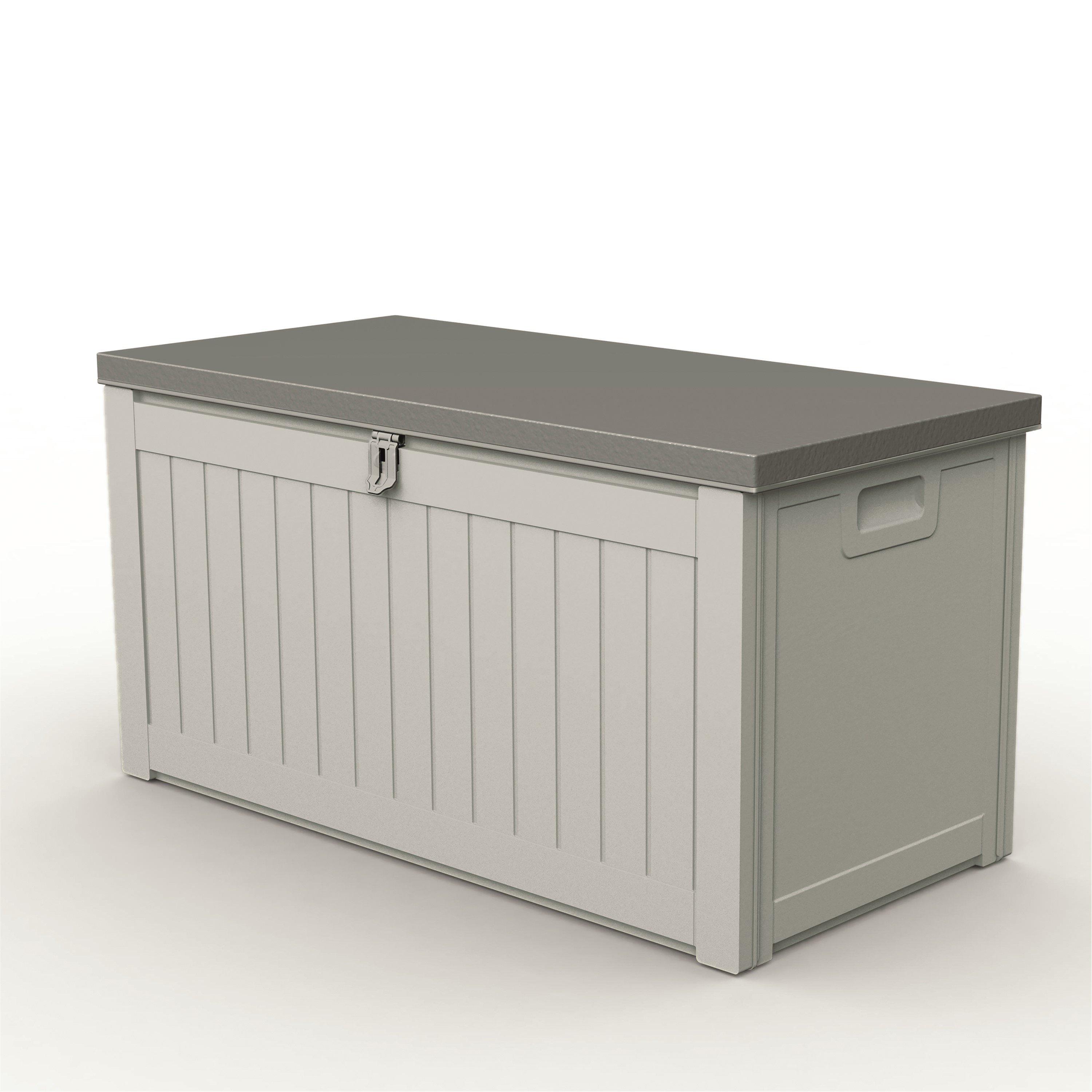 Grey - Suntime - Ontario 190L PP Storage Box - 1