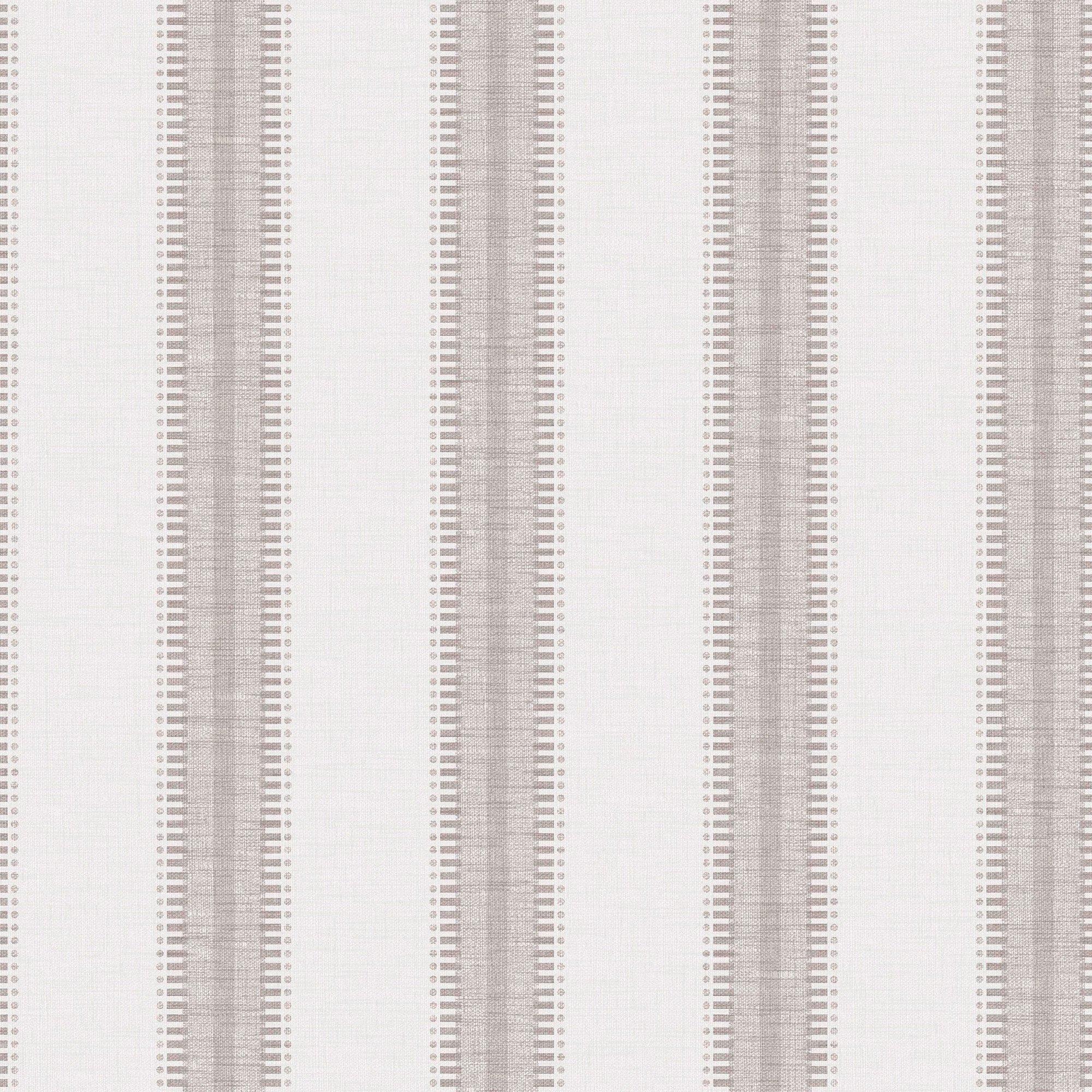 Taupe - Superfresco Easy - Sonnet Stripe Sand Wallpaper - 2