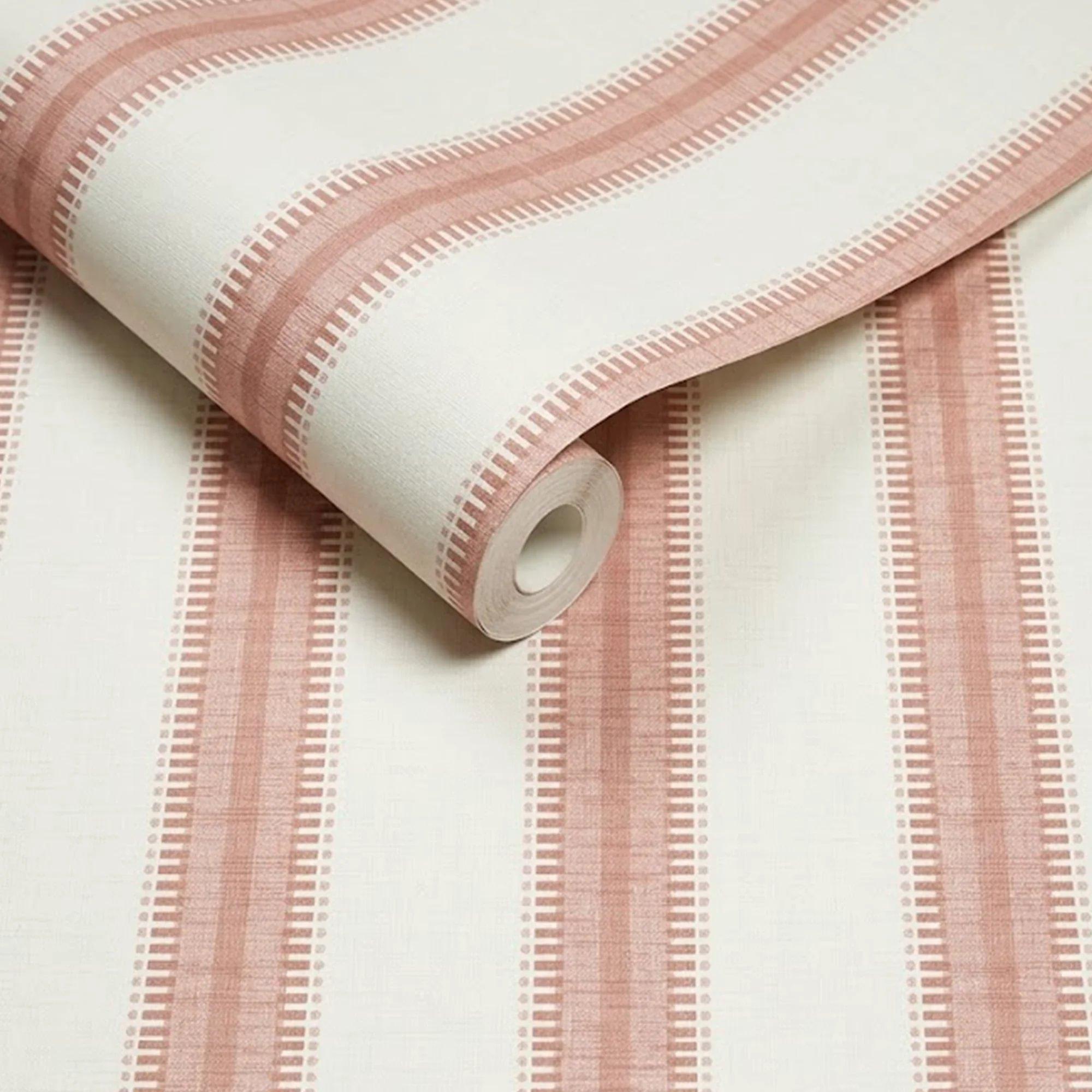 Soft Pink - Superfresco Easy - Sonnet Stripe Pink Wallpaper - 3
