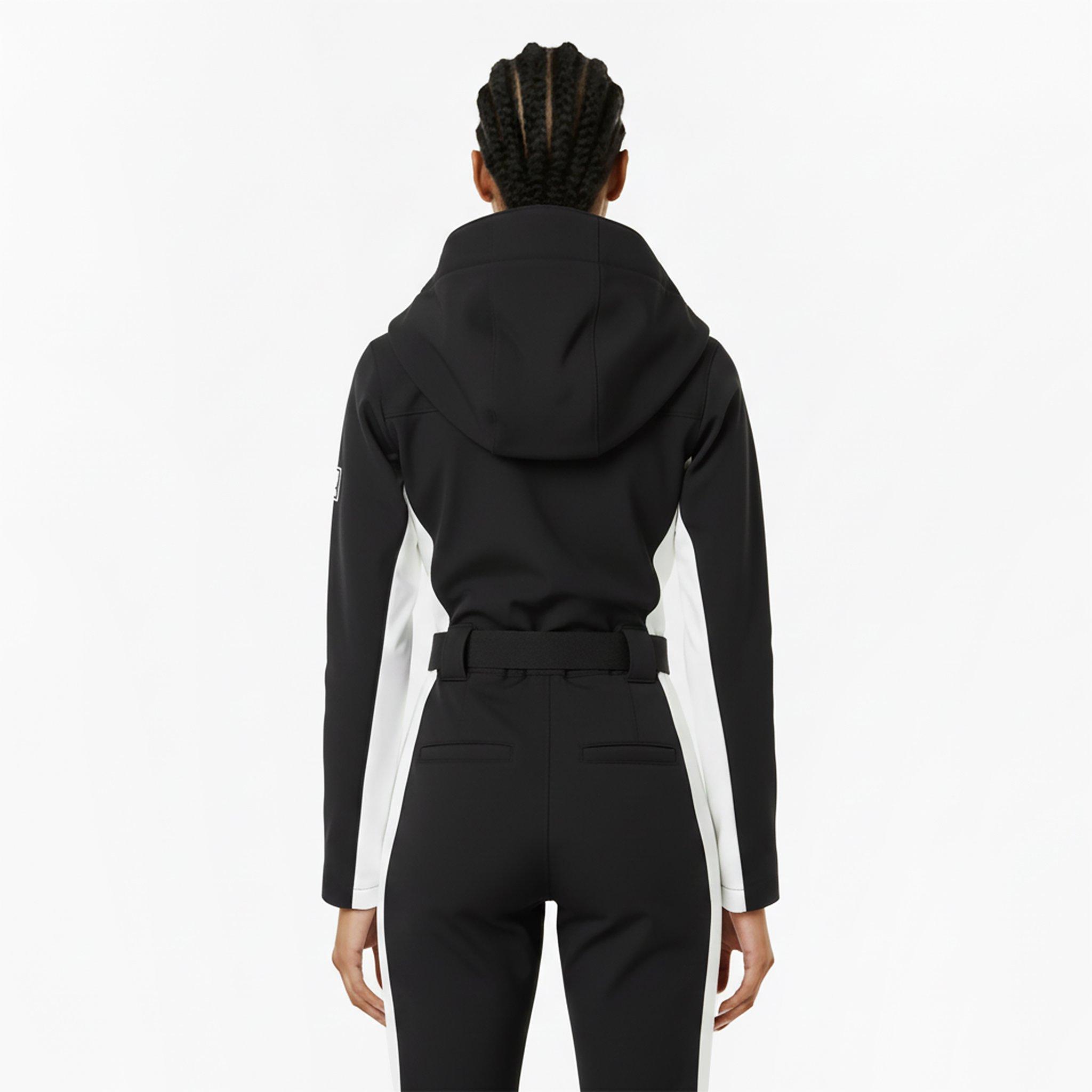 Black - Jack Wills - Women's JW Stripe Waterproof Windproof Ski Suit - 4