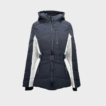 Jack Wills Women's Hooded Puffer Waterproof Windproof Insulated Ski Jacket