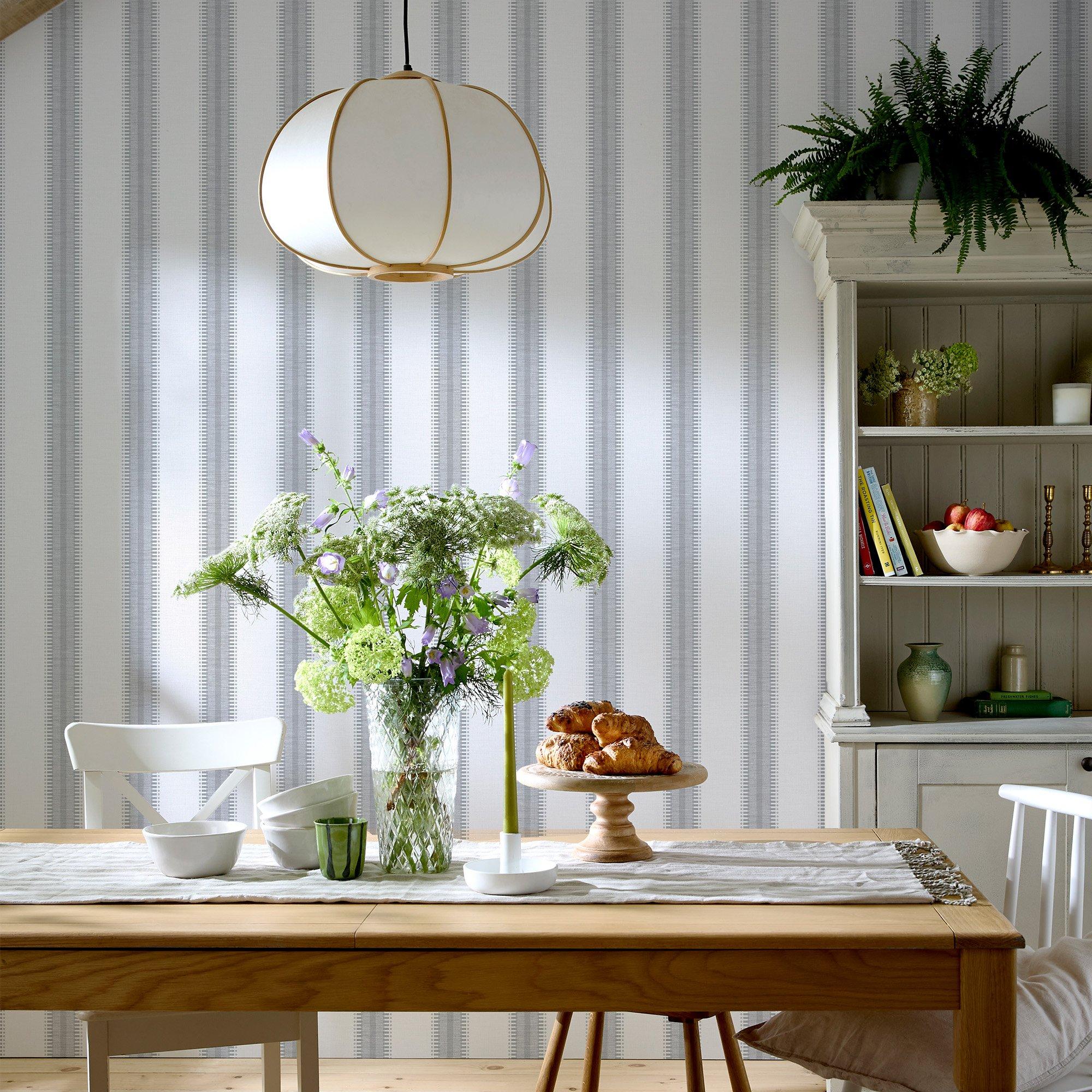 Blue - Superfresco Easy - Sonnet Stripe Blue Wallpaper - 1