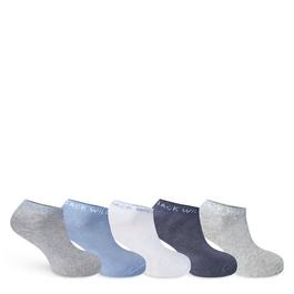 Jack Wills JW Tembleton Trainer Socks 5 pack