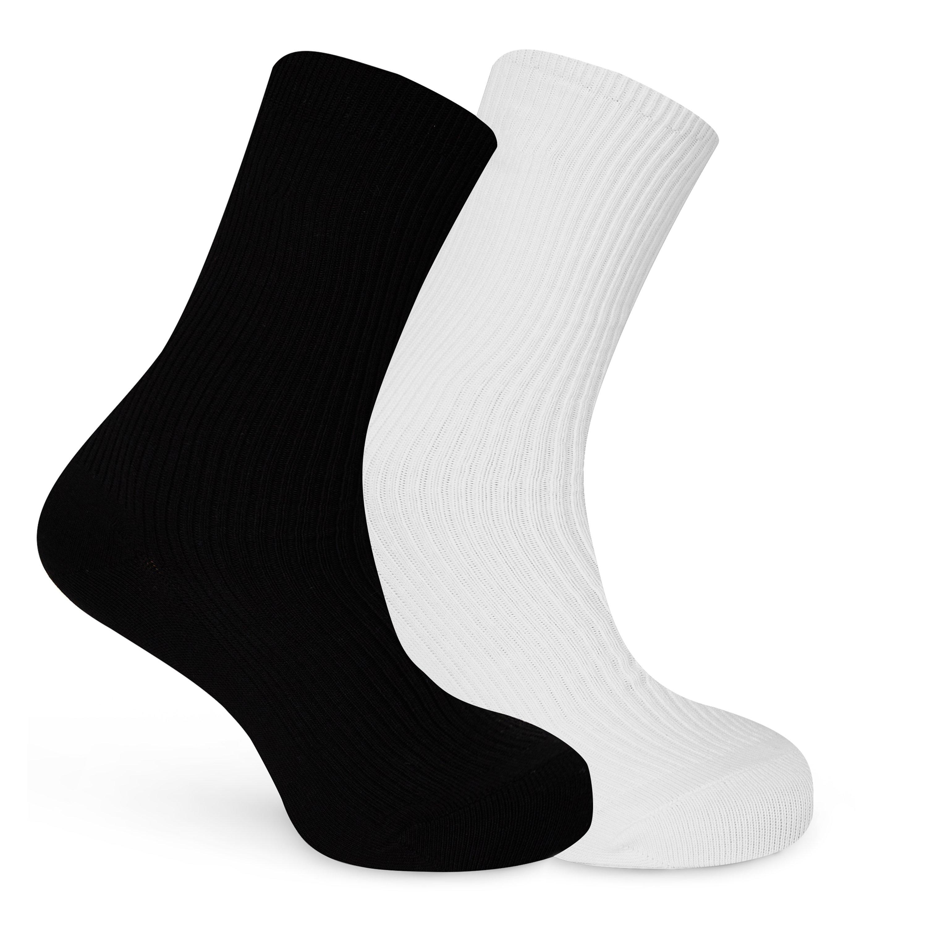 Black/White - Jack Wills - Meadowcroft Crew Socks 5 pack - 1