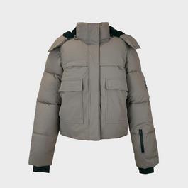 Jack Wills Cropped Puffer Ski Jacket