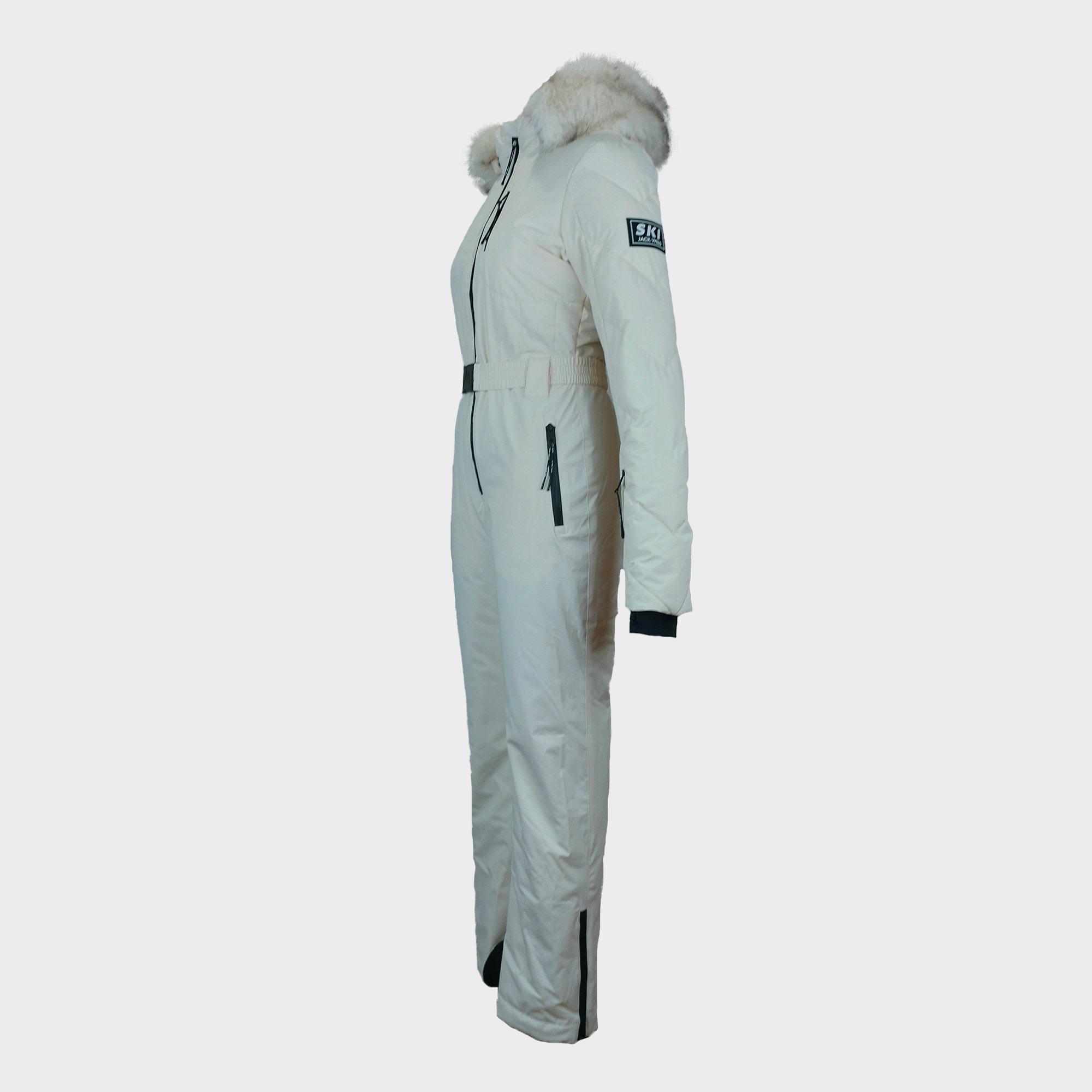 Crème - Jack Wills - Waterproof Long Sleeve Ski Suit - 3