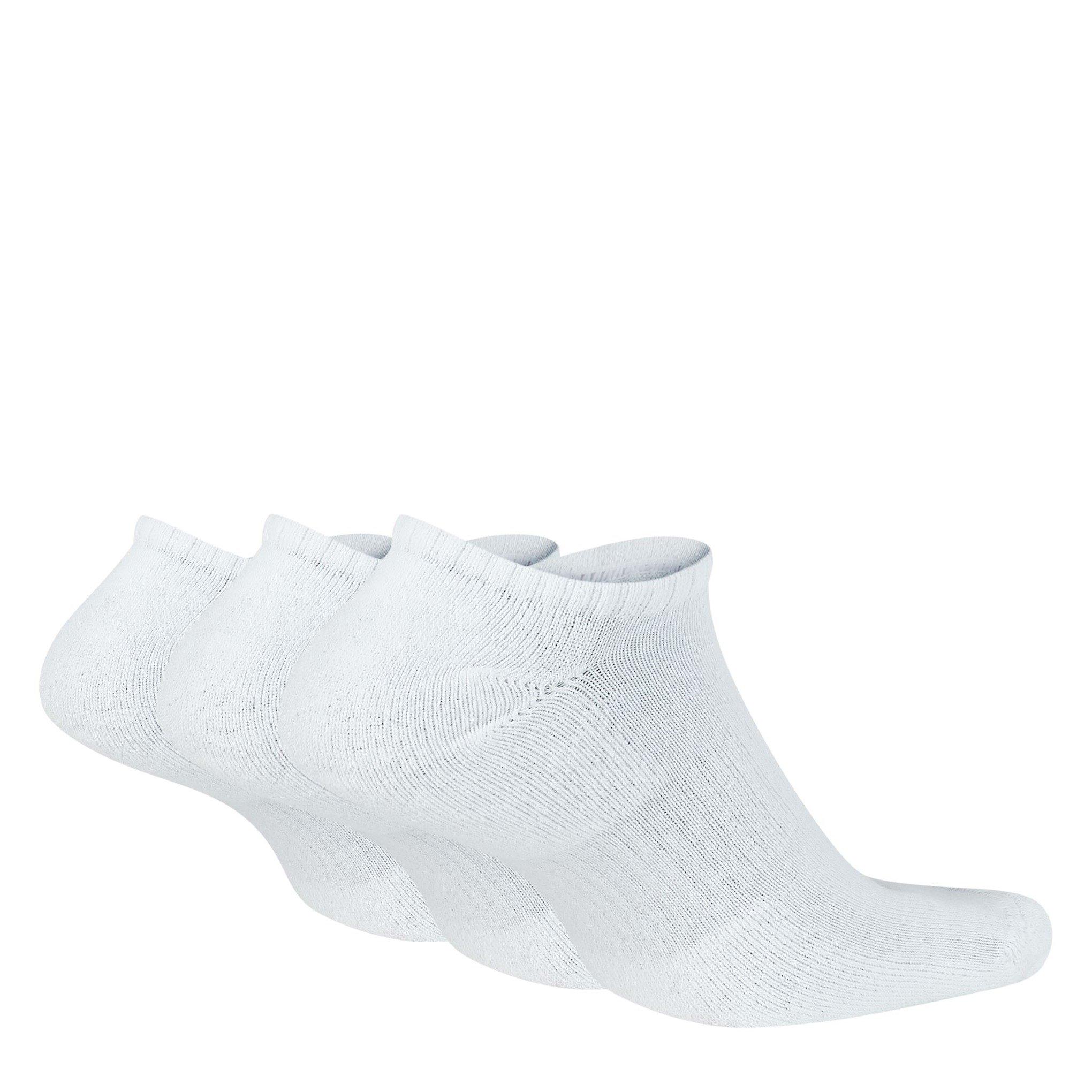 Branco/Preto - Nike - 3 Pack Cushioned No Show Socks - 2